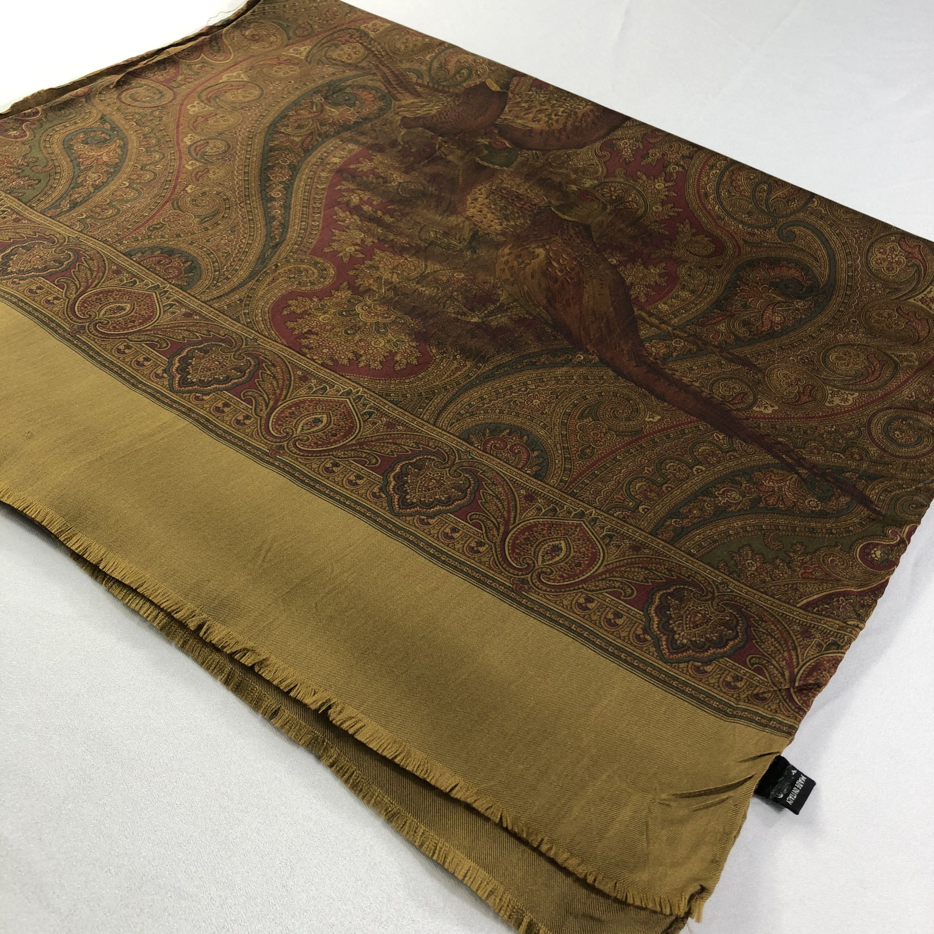 Vintage Vintage Alpha Cubic Silk Scarf Size ONE SIZE - 4 Thumbnail