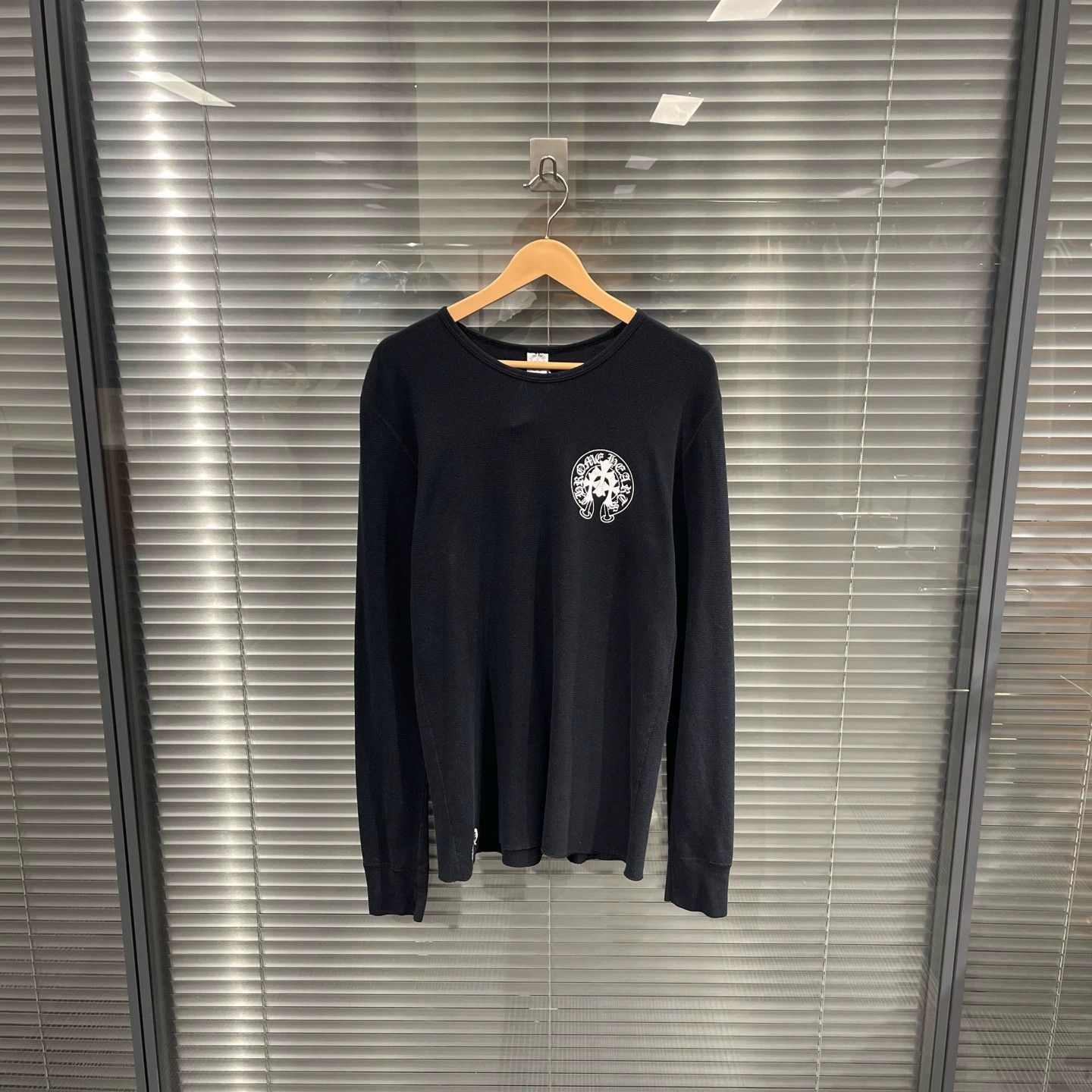 Chrome Hearts Chrome Hearts Black Waffle HS Cross LS L 99 New Size US L / EU 52-54 / 3 - 2 Thumbnail