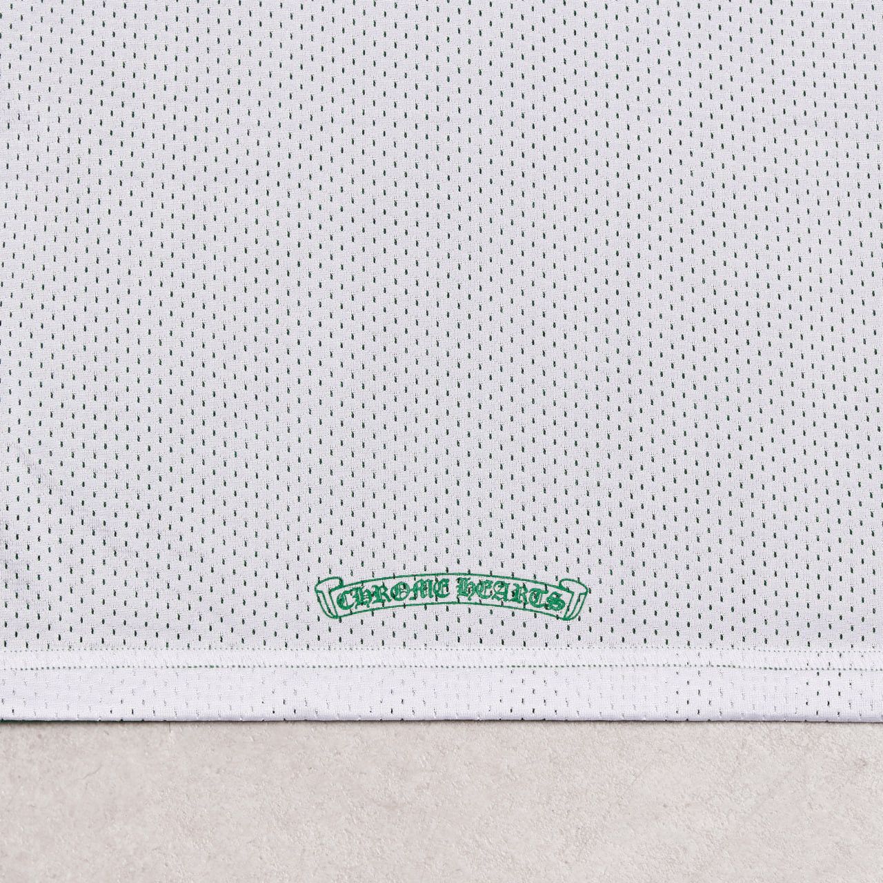 Chrome Hearts CHROME HEARTS Mesh Reversible Basketball Jersey GREEN/WHITE Size US L / EU 52-54 / 3 - 4 Thumbnail