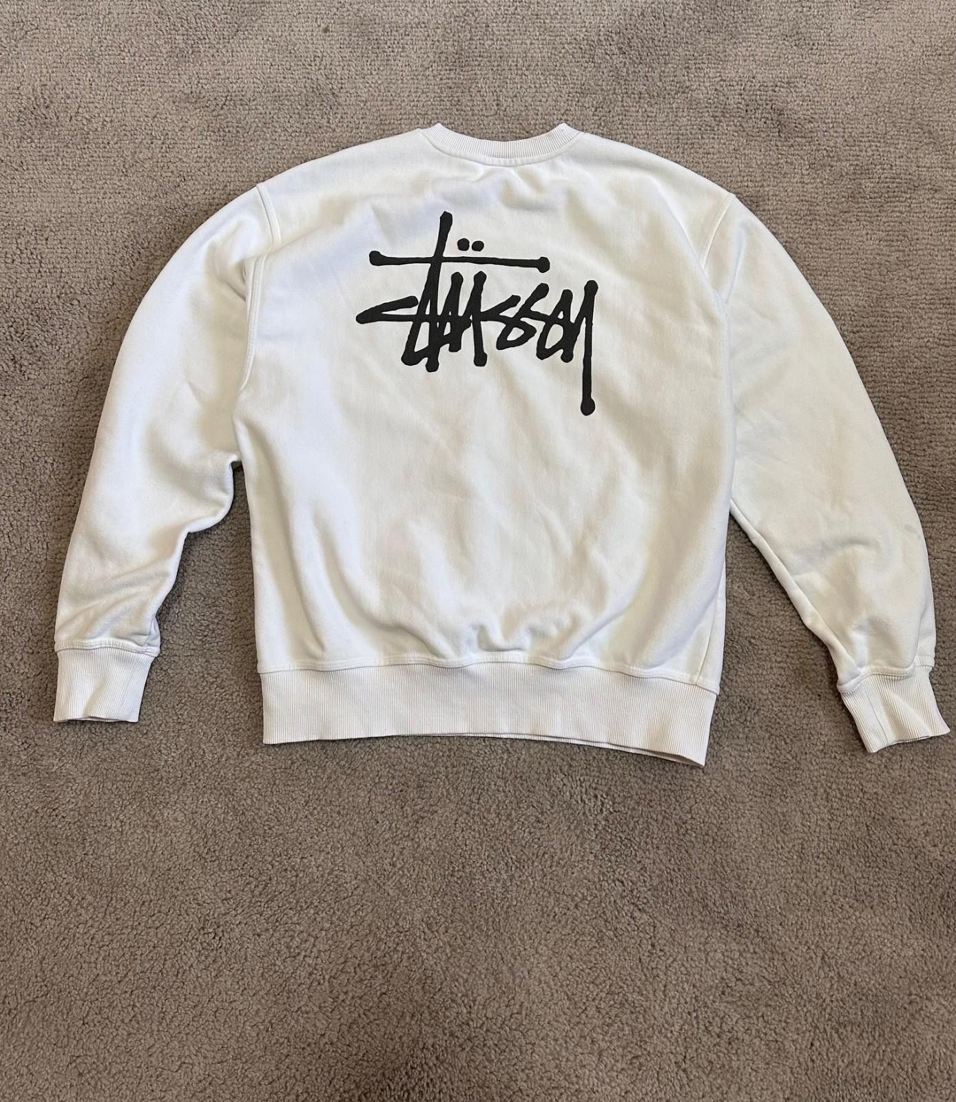 Stussy Stussy Basic Sweatshirt Big Logo Sz L Size US L / EU 52-54 / 3 - 1 Thumbnail
