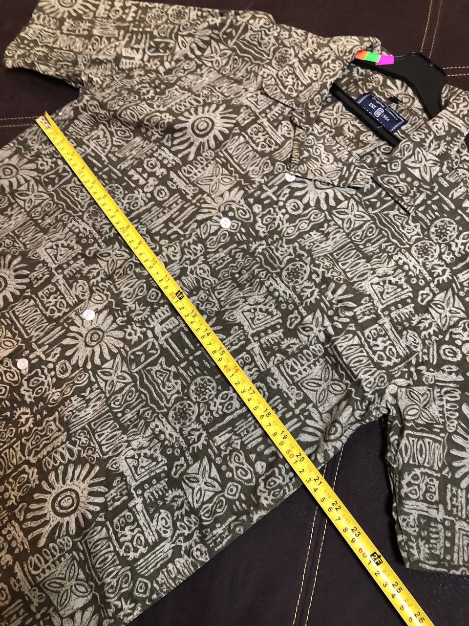 Vintage Giorgio Short Sleeve Abstract Print Button Up Down Shirt Size US L / EU 52-54 / 3 - 6 Thumbnail