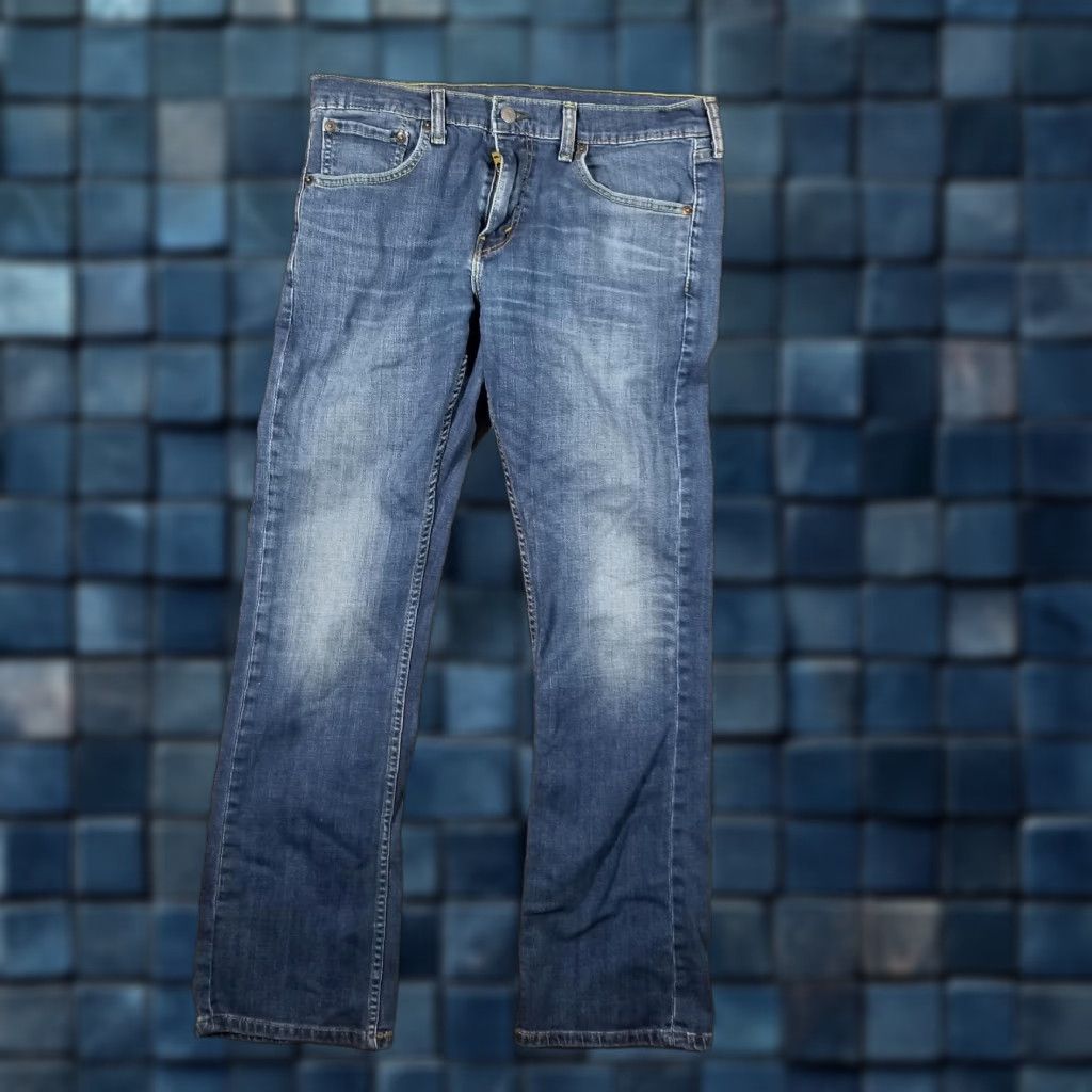 Levi's Levi's 514 Jeans Men 32x30 Blue Denim Straight Leg Mid Rise Casual Classic Rivets Size US 32 / EU 48 - 1 Thumbnail