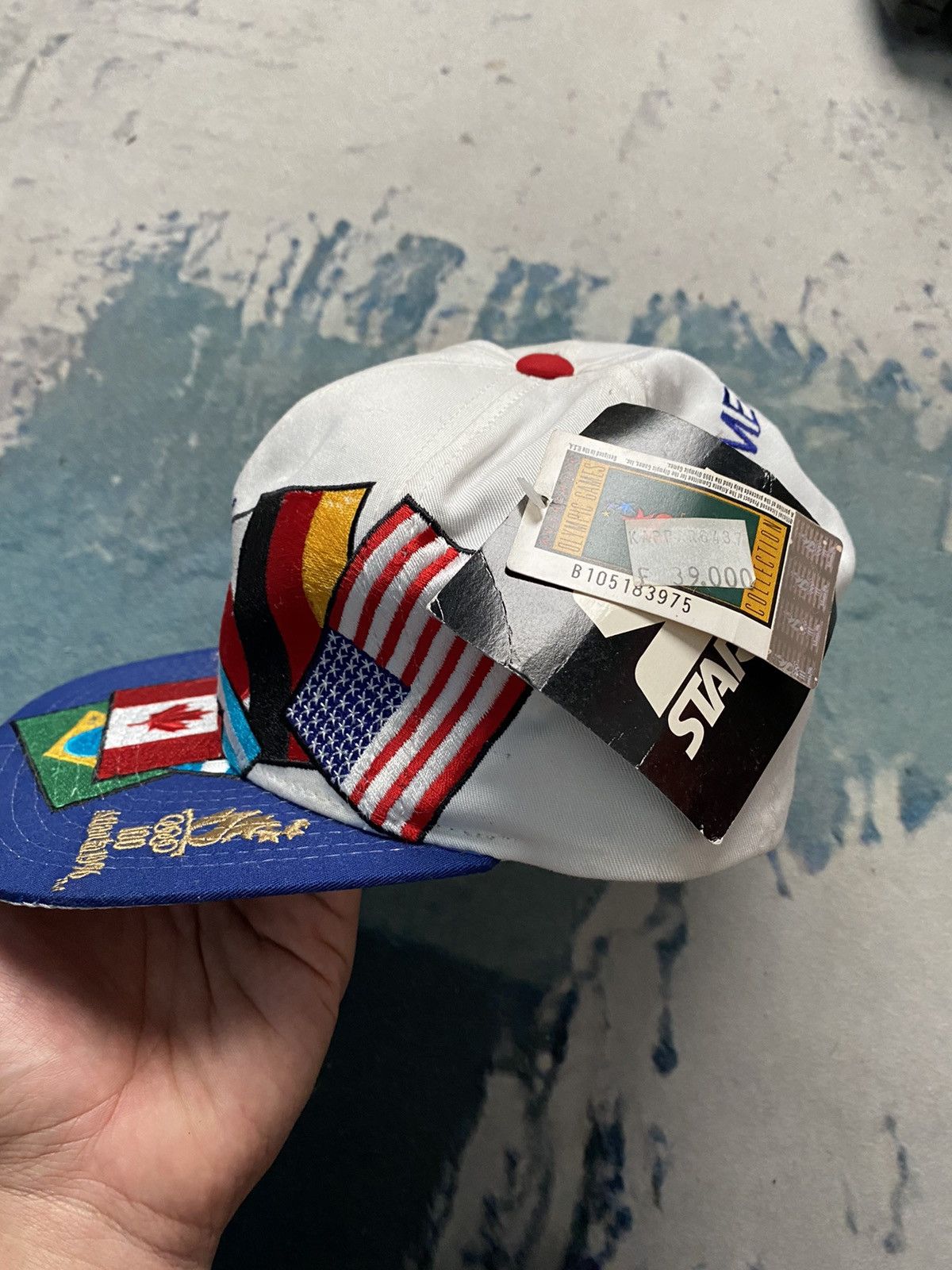 Starter Vintage NWT Olympics USA Atlanta 1996 Snapback Cap Size ONE SIZE - 4 Thumbnail