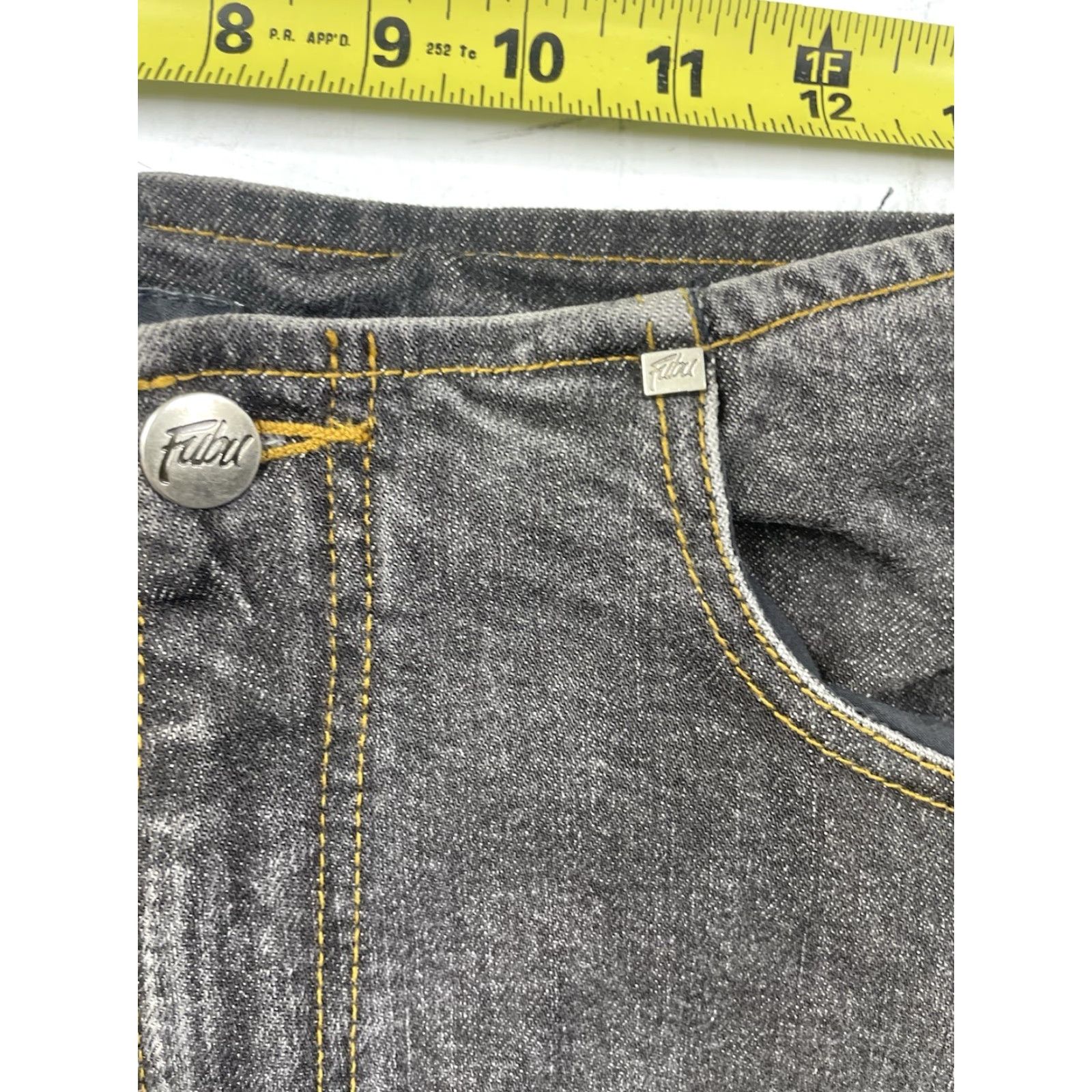 Fubu VINTAGE FUBU The Collection Denim Maxi Skirt Gray Tribal Womens 9/10 Maxi Skirt Gray Tribal Womens 9/10 Size 30" / US 8 / IT 44 - 5 Thumbnail