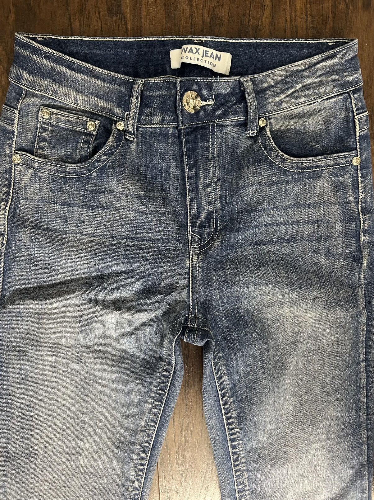 Other Blinged Classic Bootcut Jeans Size 28" / US 6 / IT 42 - 2 Thumbnail