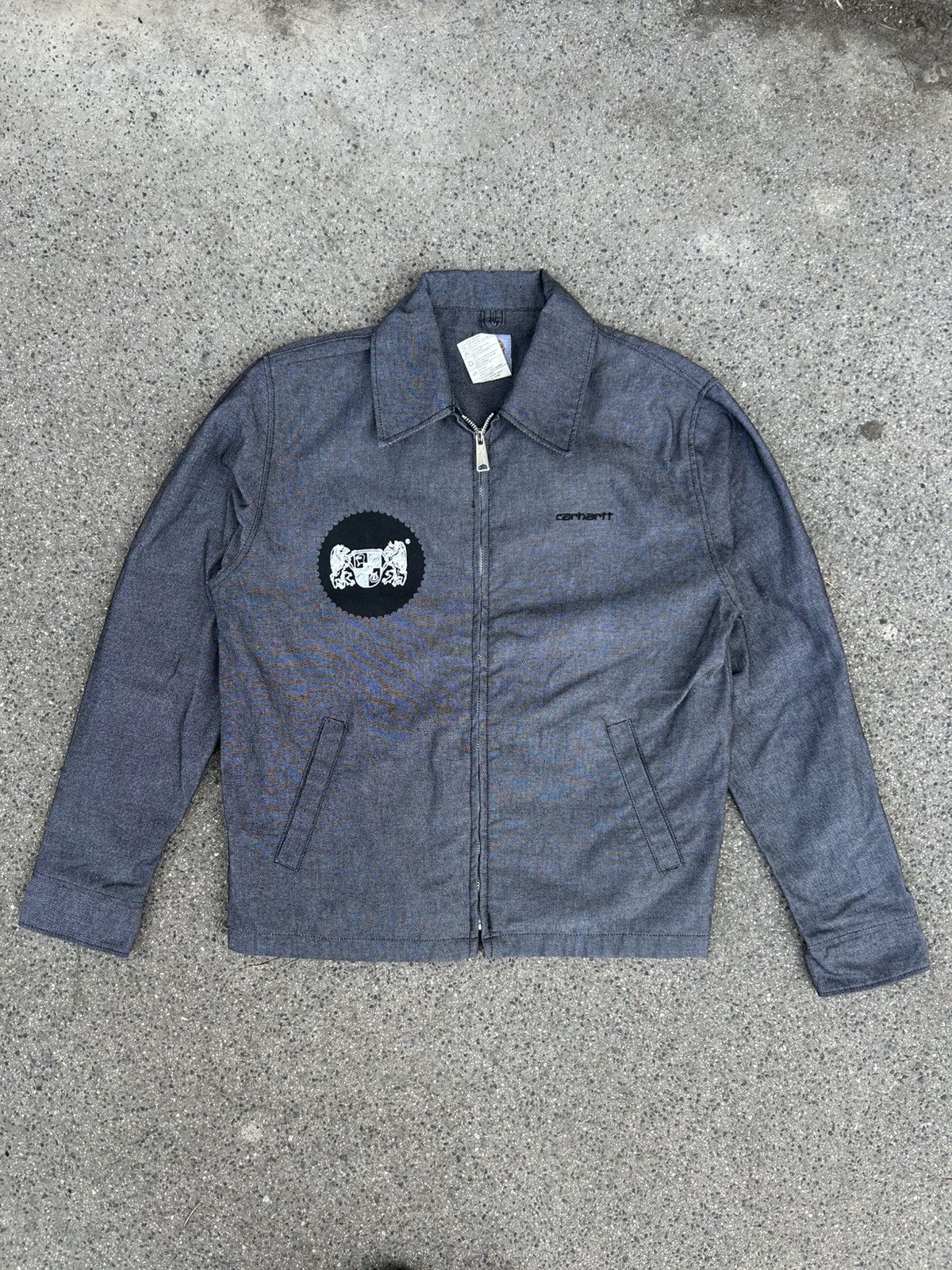 Carhartt Vintage Carhartt 2000s grey light Jacket streetwear style Size US M / EU 48-50 / 2 - 1 Thumbnail