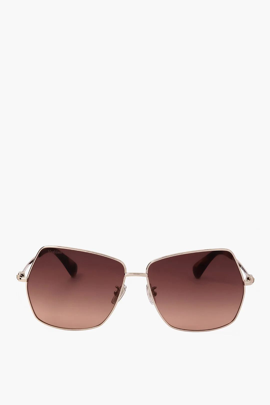 Max Mara og1mm0426 Size: OS / Pentagonal Sunglasses in Brown Size ONE SIZE - 1 Thumbnail
