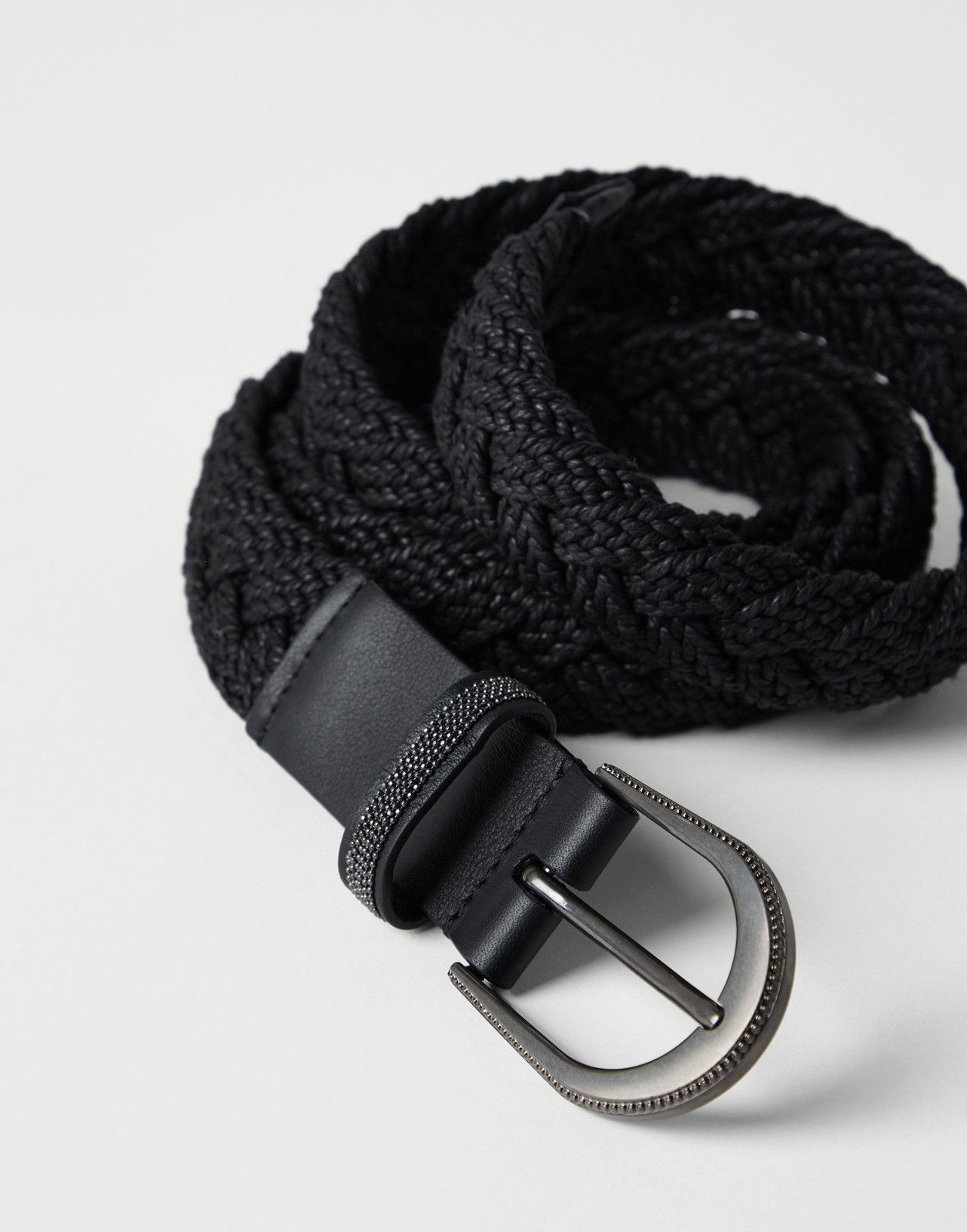 Brunello Cucinelli o1la1rc1a0425 Size: OS / Belt in Nero Size ONE SIZE - 2 Thumbnail