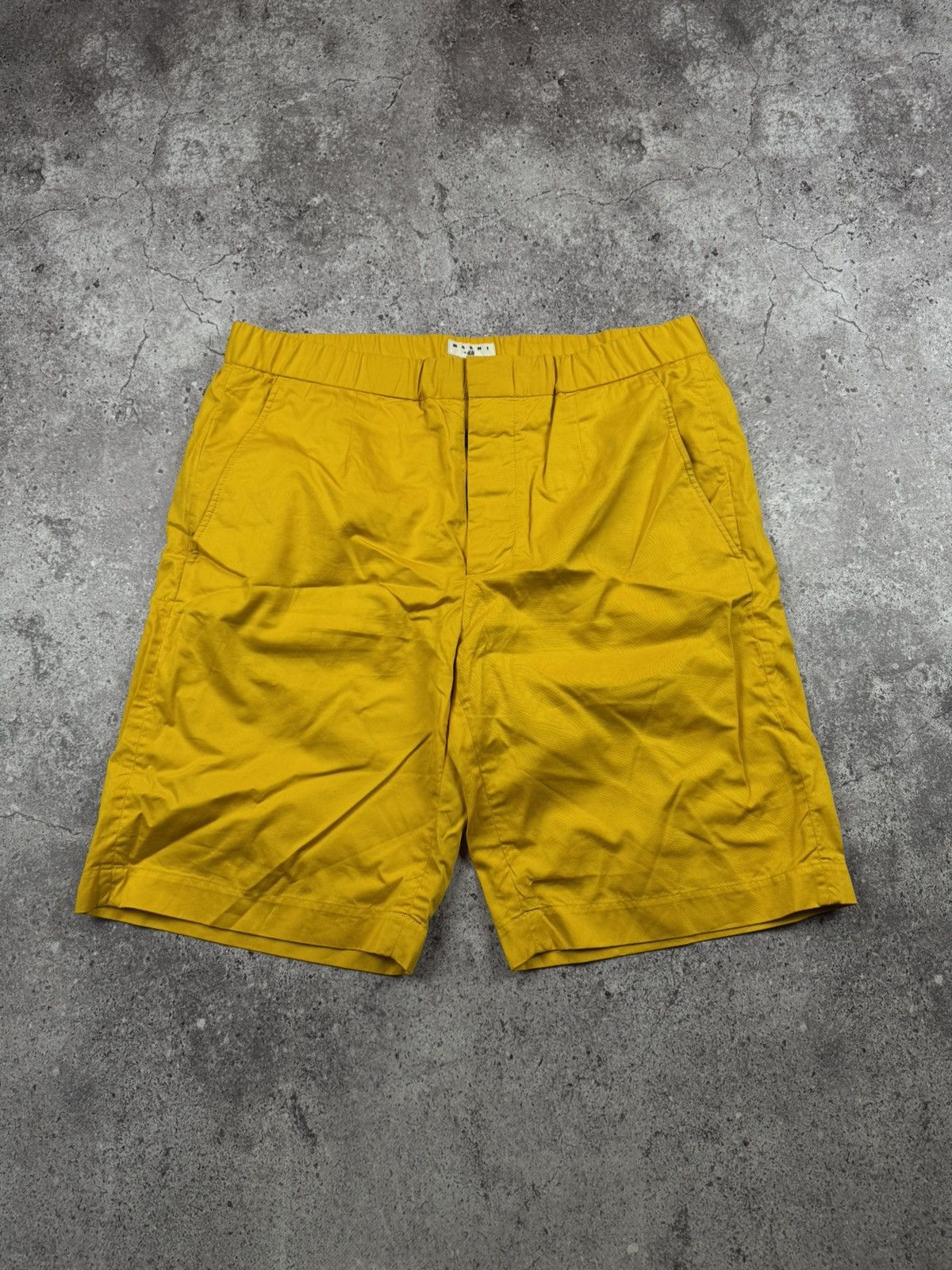 Marni Marni H&M Men’s Pinstripe Ellastic Waist Shorts size 34 Size US 34 / EU 50 - 1 Thumbnail