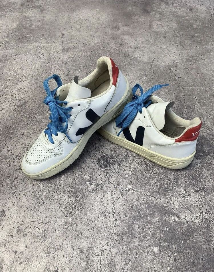 Japanese Brand Vintage White Veja Leather Shoes Sneakers Japanese Y2K Size US 8 / EU 41 - 4 Thumbnail