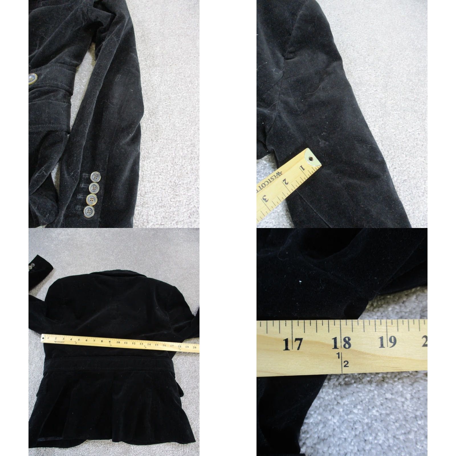 Zara Zara Basics Blazer Womens Large Black Satin Sports Coat Size L / US 10 / IT 46 - 8 Thumbnail