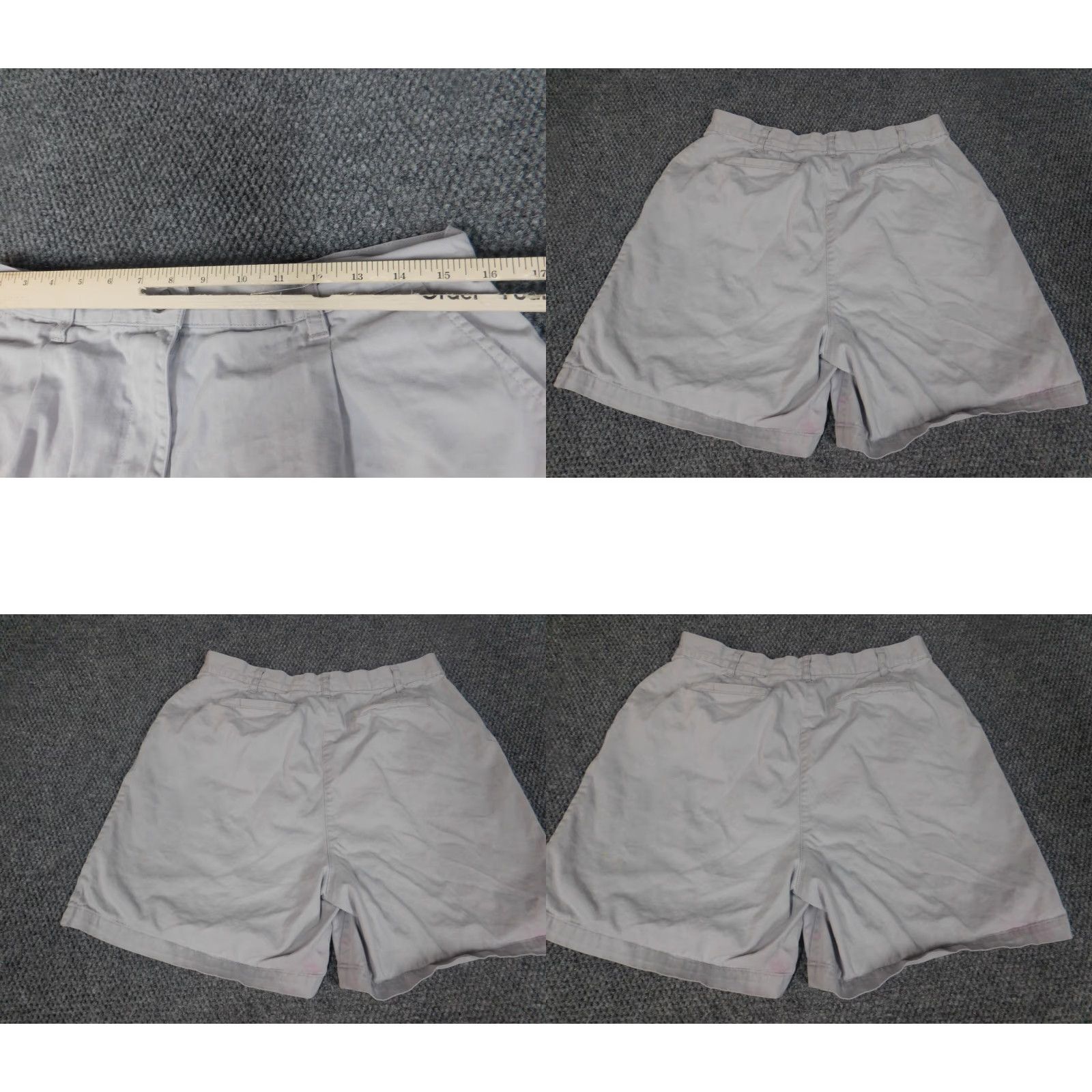 Bill Blass Bill Blass Womens Shorts 14 Chino Purple Flat Front Zip Casual Summer Classic Stretch Mens? Womens Size 24" / US 00 / IT 34 - 8 Thumbnail
