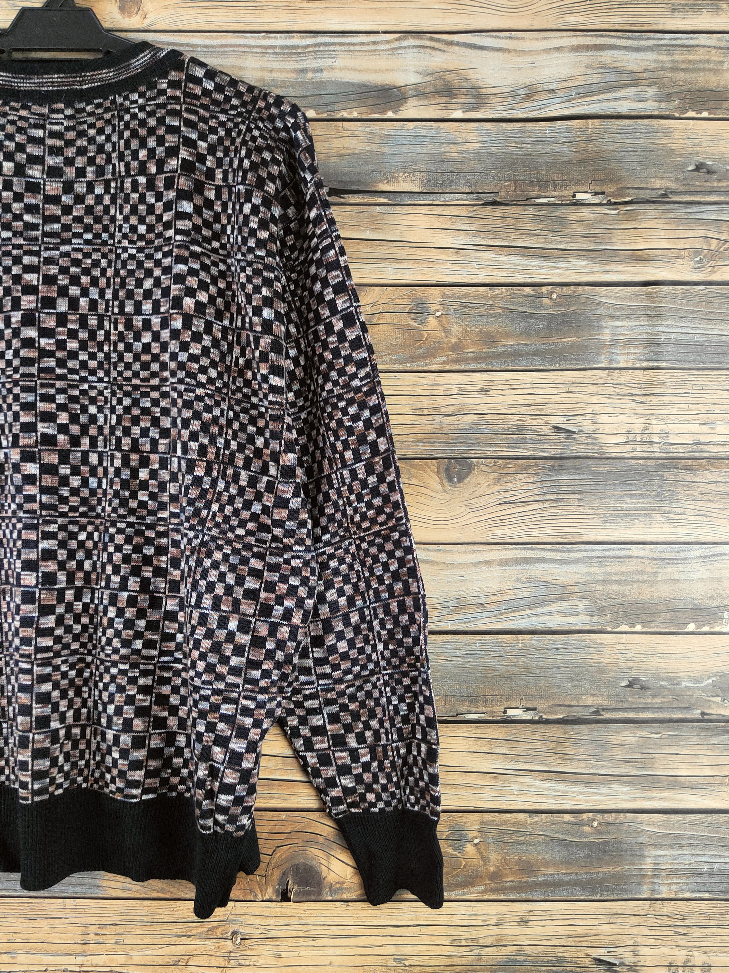 Christian Daniel DL Christian Daniel Black Brown Knitwear Sweatshirts #46-577 Size US L / EU 52-54 / 3 - 9 Thumbnail