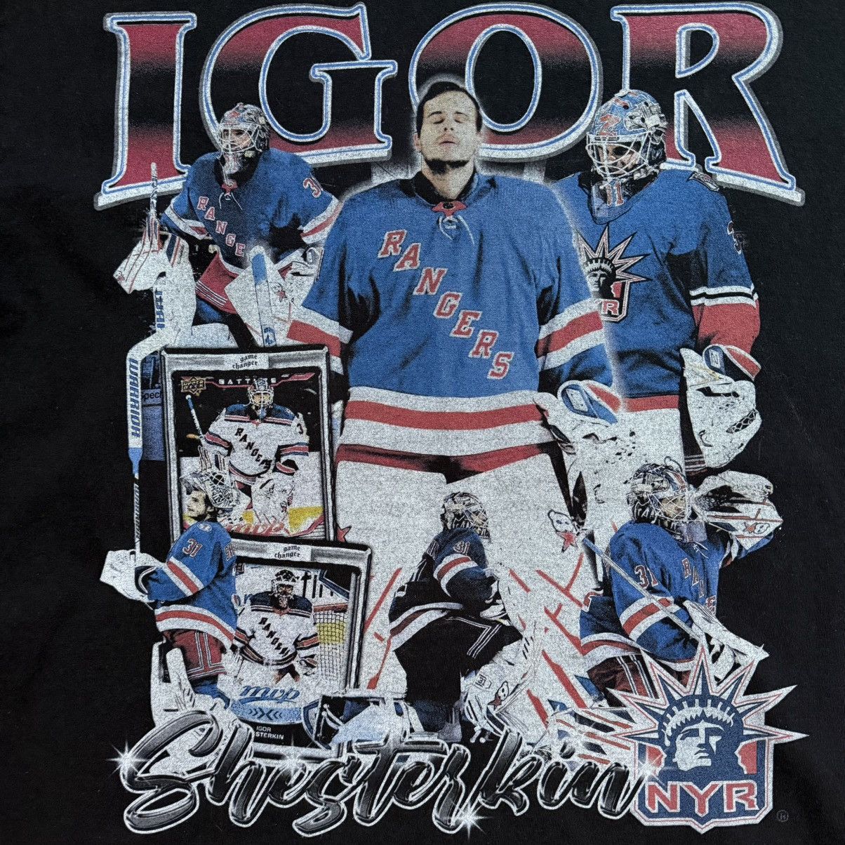 NHL Game Changer Igor Shesterkin Graphic Tee Size US XL / EU 56 / 4 - 4 Thumbnail