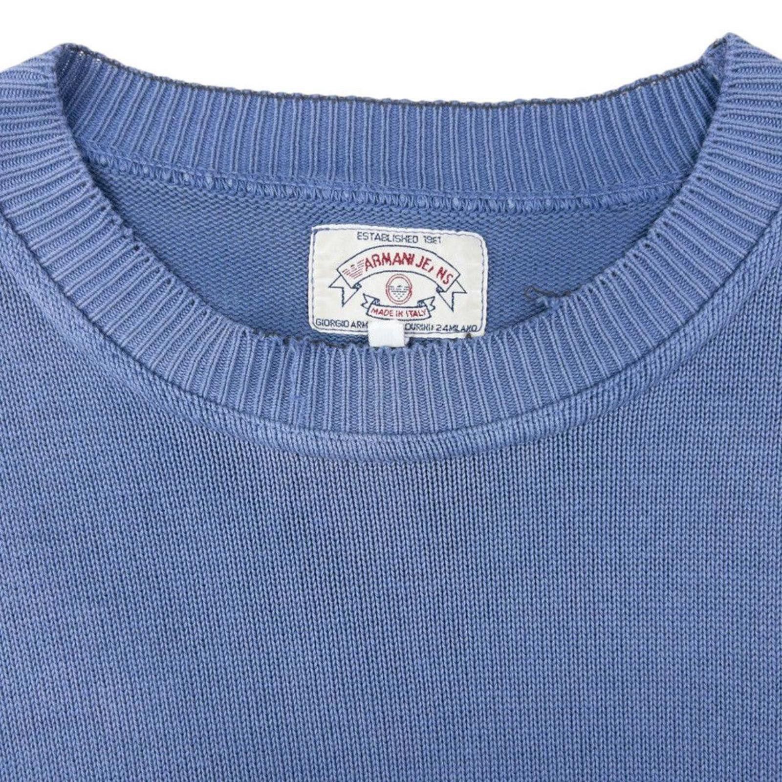 Other Vintage Armani Jeans Knit Jumper Size L Size US L / EU 52-54 / 3 - 4 Thumbnail