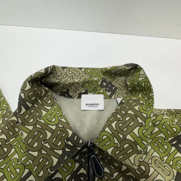 Burberry Burberry Burberry Printed Zip Polo Short Sleeve Shirt-2507 Size US M / EU 48-50 / 2 - 7 Thumbnail