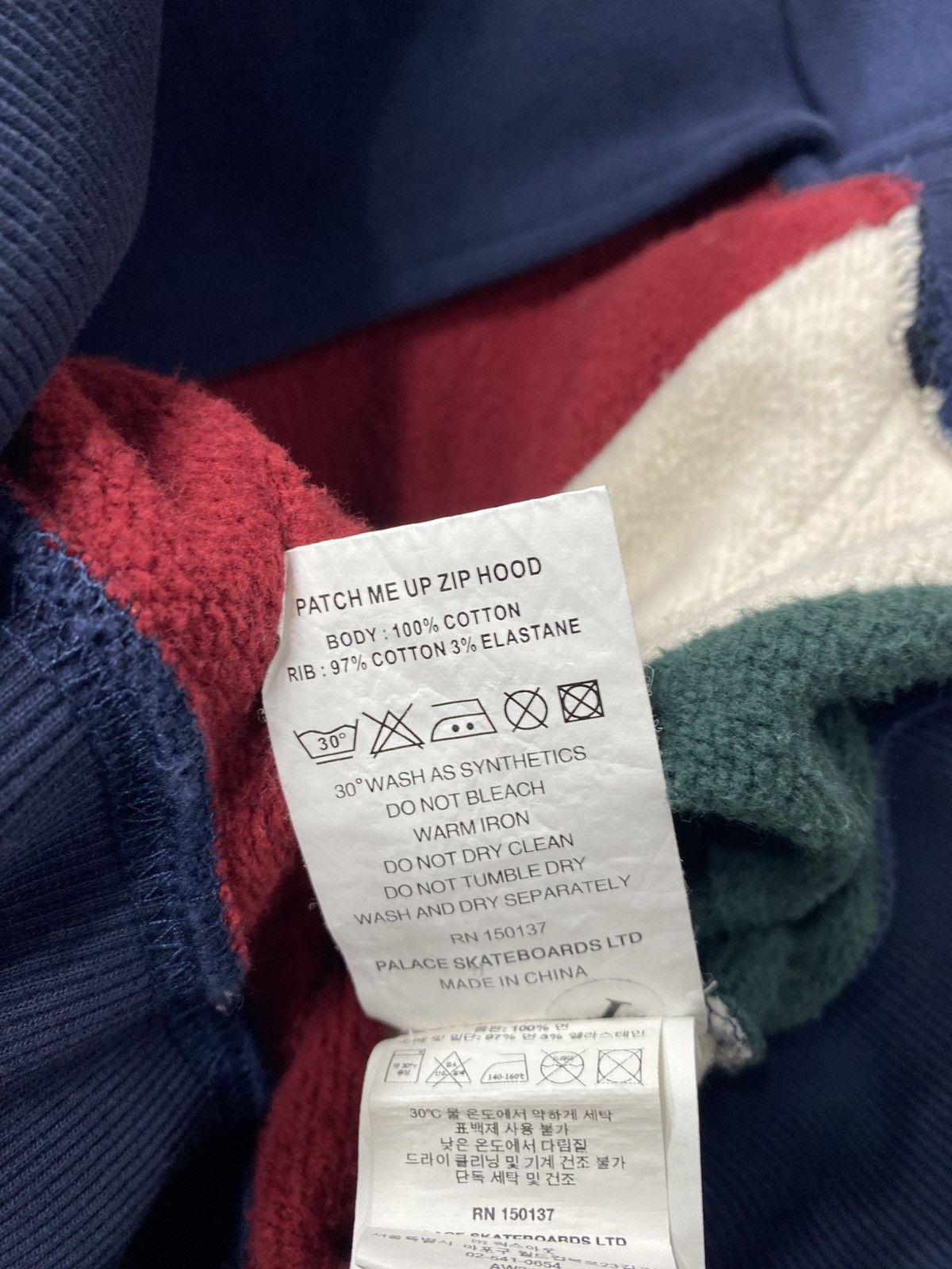 Palace Palace Patch Me Up Zip Hood Multi Brights (FW24) Size US M / EU 48-50 / 2 - 7 Thumbnail