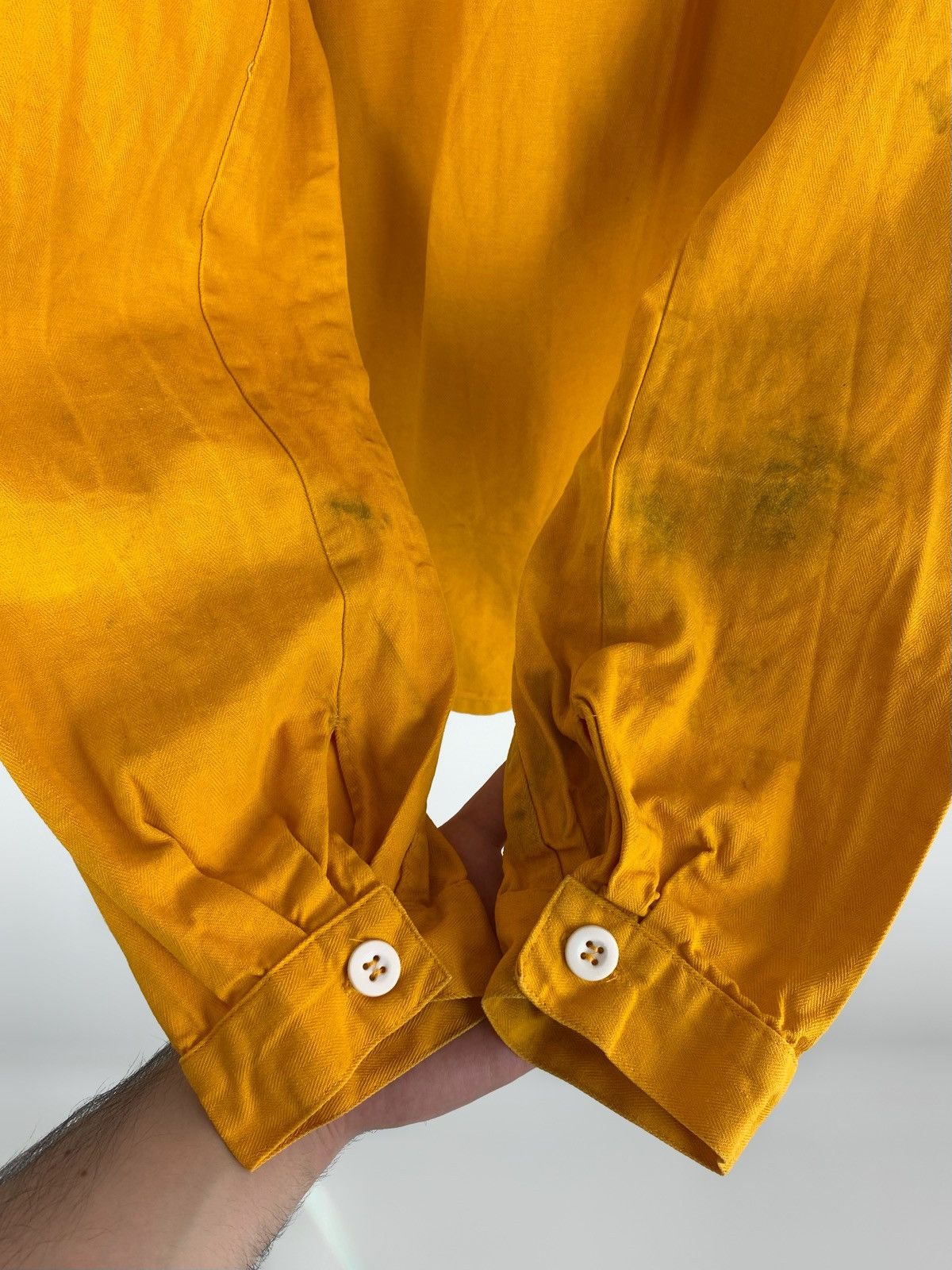 Vintage 1990’s Vintage Railway HBT Sanfor Work Chore Jacket Size US M / EU 48-50 / 2 - 8 Thumbnail