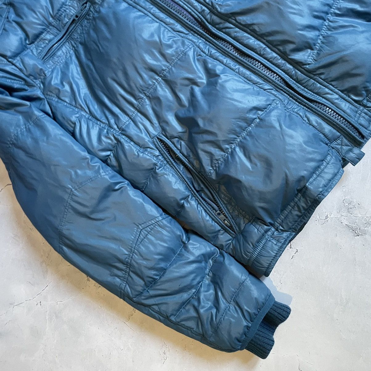 Diesel Diesel Metallic Blue Puffer Jacket Size US L / EU 52-54 / 3 - 2 Thumbnail
