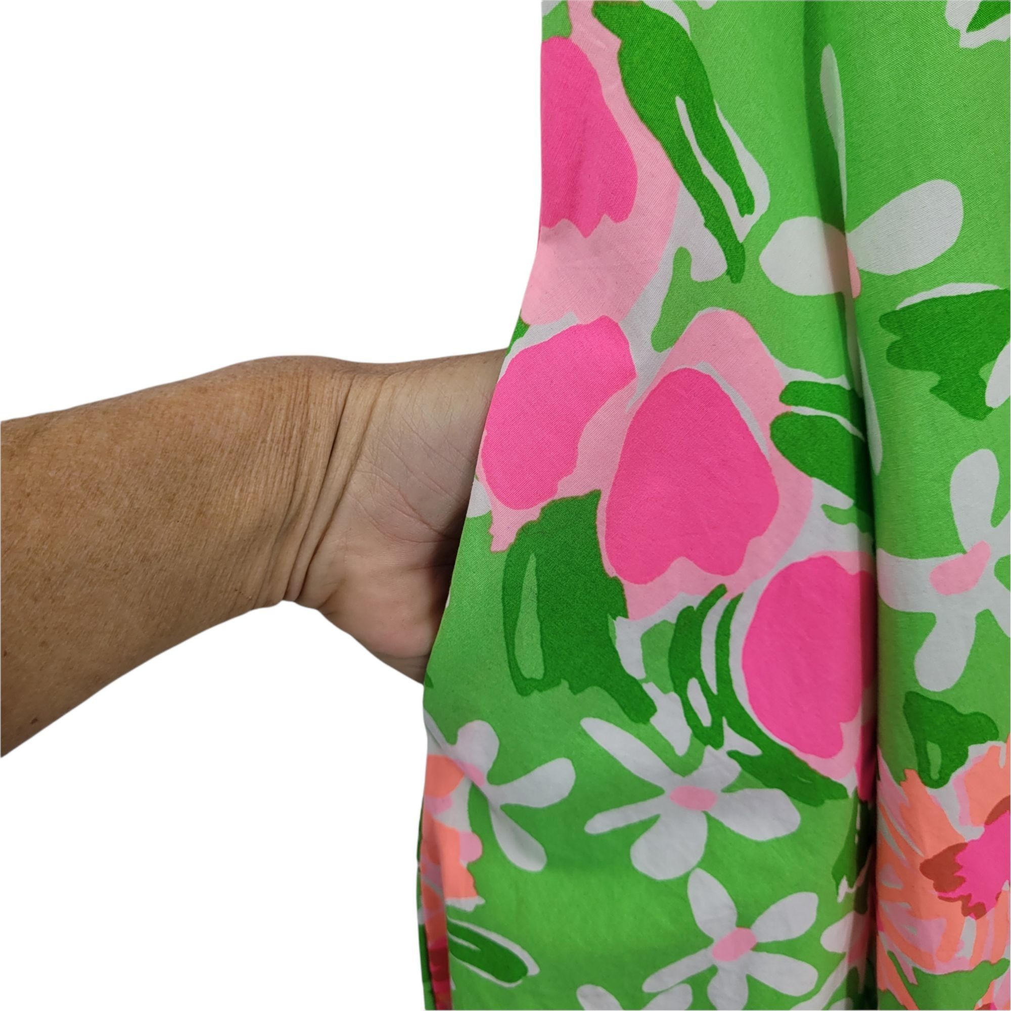Lilly Pulitzer Lilly Pulitzer 80's Everything Nice Freja' Floral Fit & Flar Size XS / US 0-2 / IT 36-38 - 4 Thumbnail