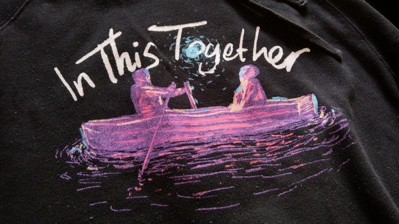 Band Tees × Rap Tees DAVE 'We're All In This Together' Hoodie y2k grunge rock rap Size US XL / EU 56 / 4 - 5 Thumbnail