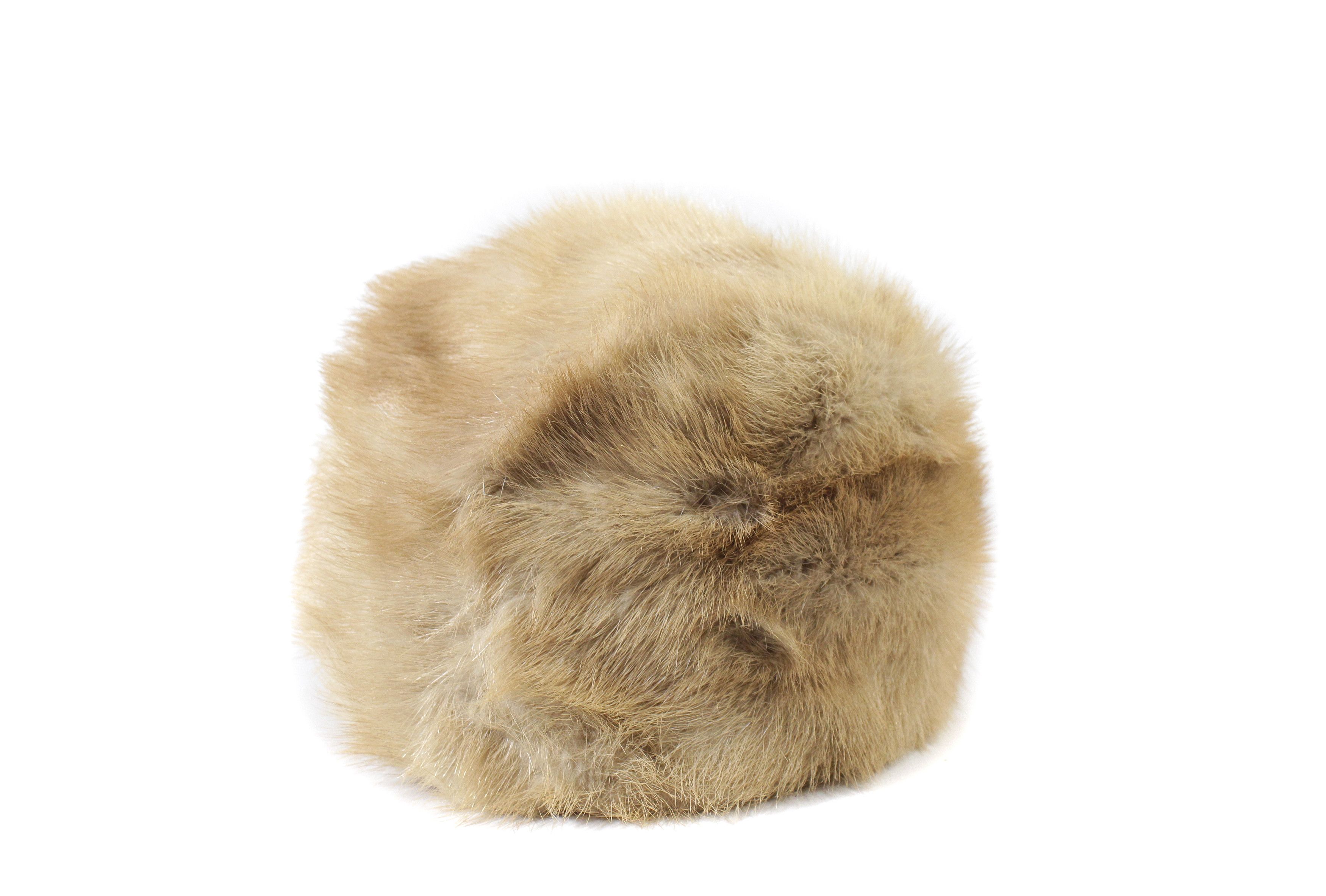 Vintage 1976 Soviet Fur Hat Size ONE SIZE - 2 Thumbnail