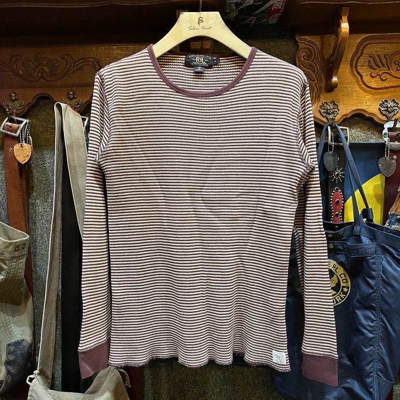 RRL Ralph Lauren RRL Vintage Long Sleeve Striped Top - dmc Size US M / EU 48-50 / 2 - 1 Thumbnail