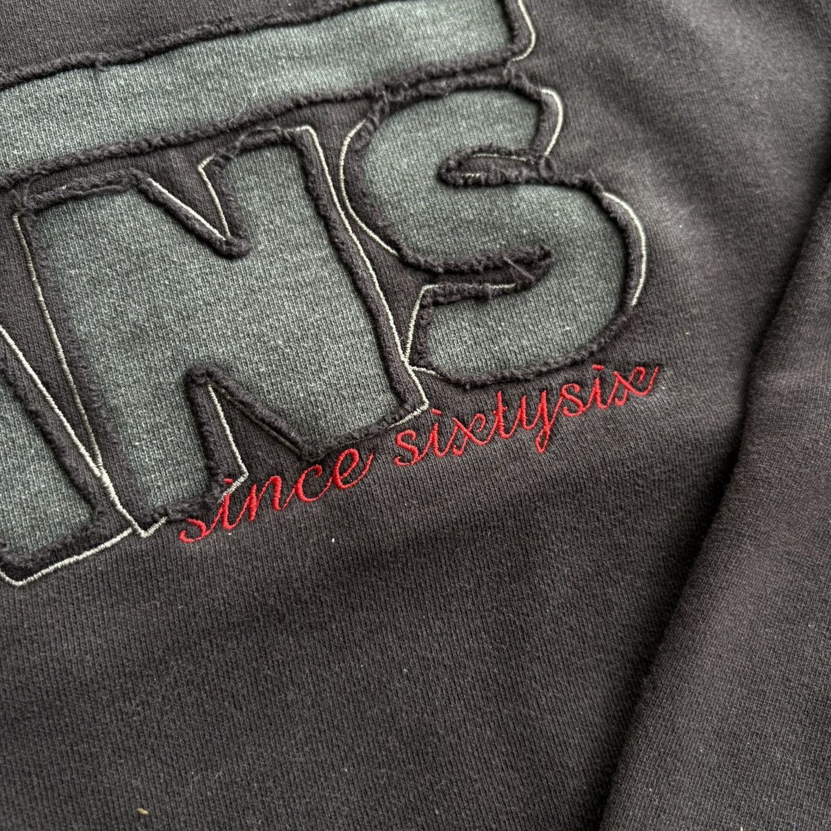 Vans Vintage Vans Black Faded Hoodie Streetwear XL Baggy Heavy Size US XL / EU 56 / 4 - 10 Thumbnail