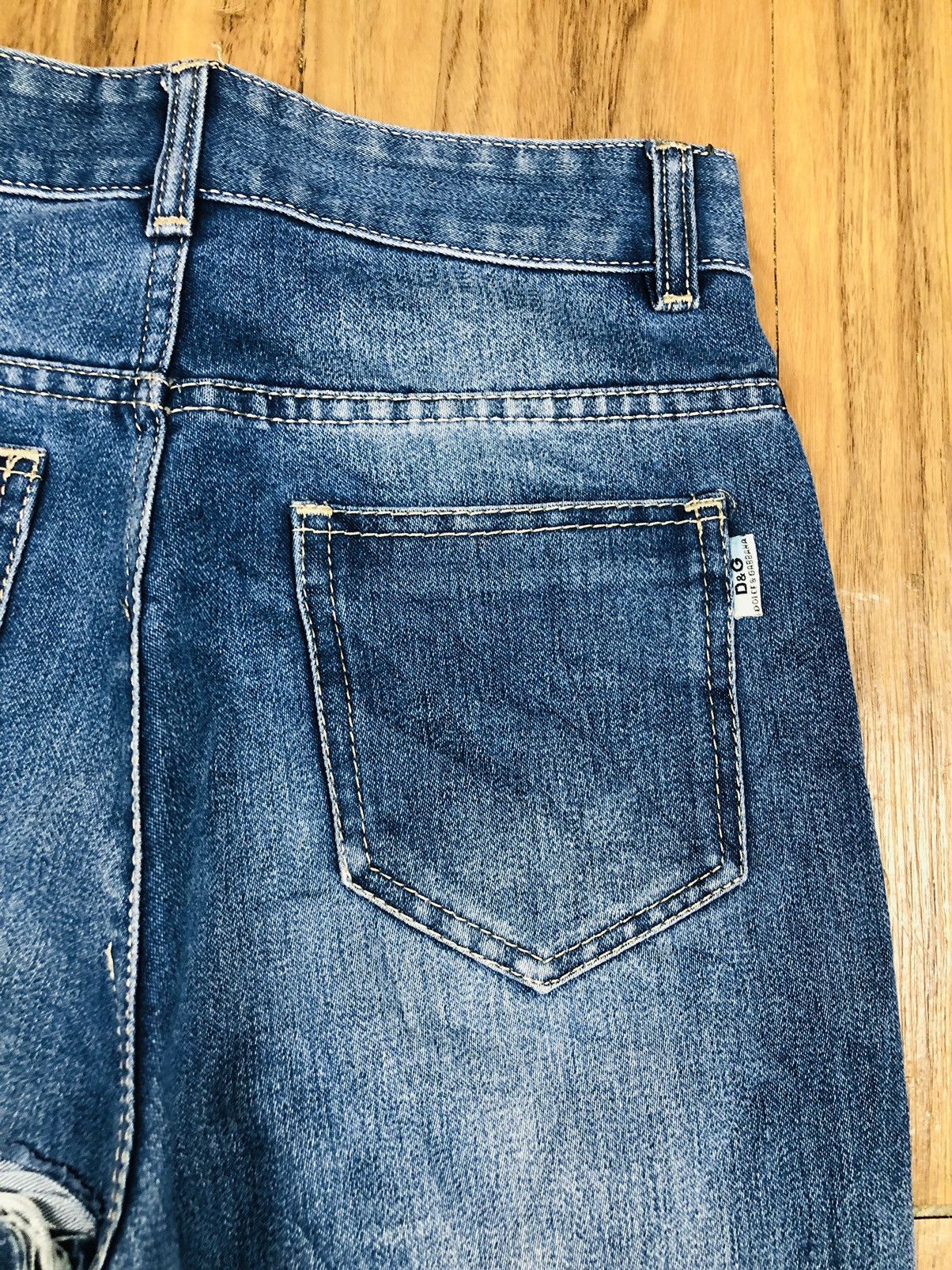 Dolce & Gabbana Dolce & Gabbana Distress Jeans (35) Size 28" / US 6 / IT 42 - 15 Thumbnail