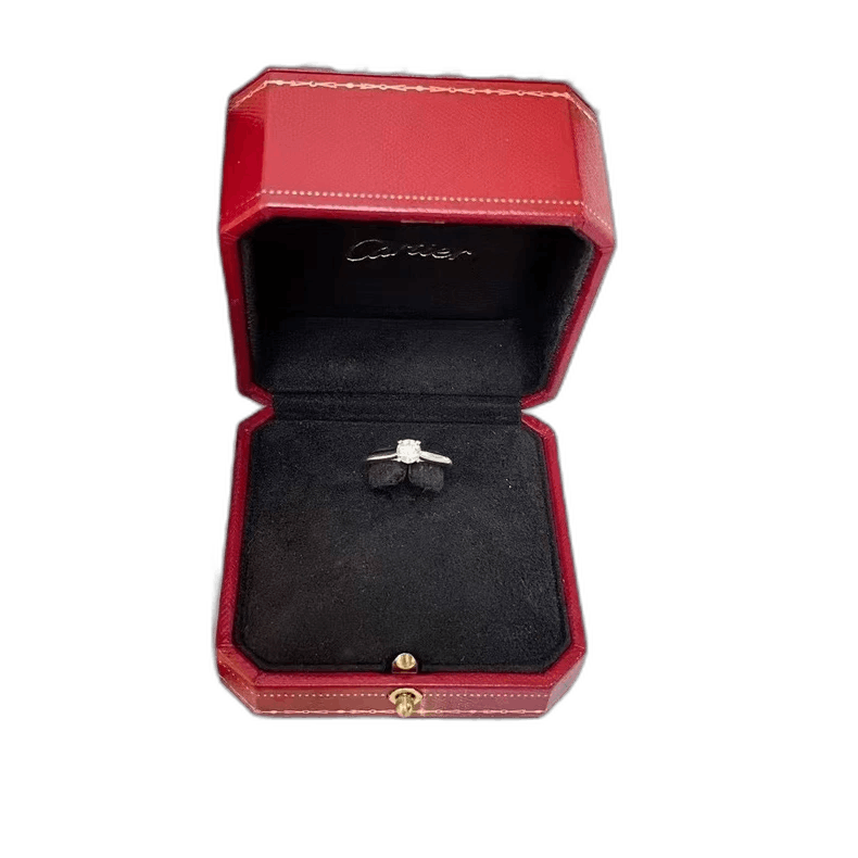 Cartier Cartier Platinum Diamond Ring Set Size ONE SIZE - 1 Thumbnail