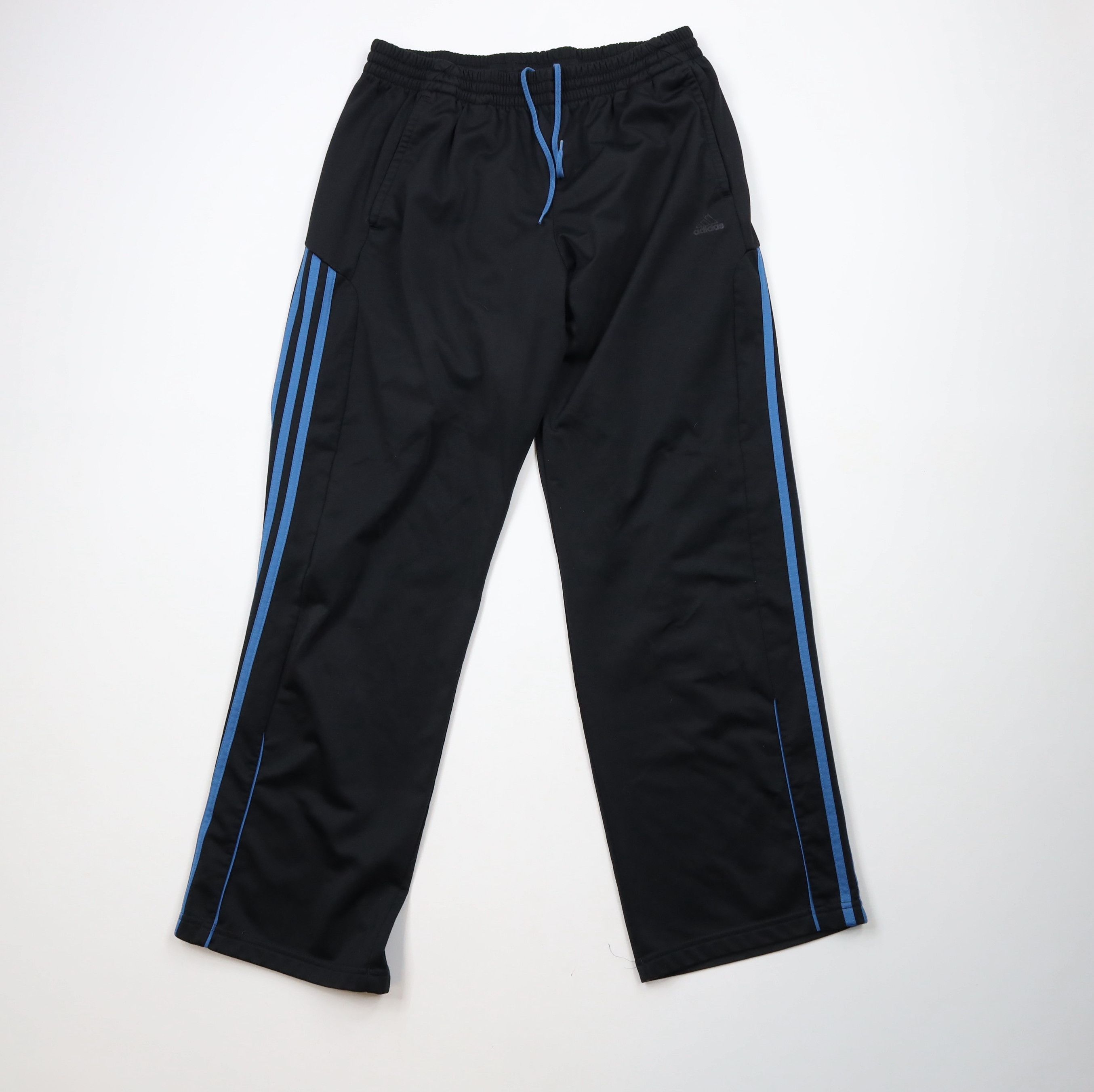 Adidas × Vintage Vintage Y2K Adidas Striped Wide Leg Sweatpants Pants Black Size US 36 / EU 52 - 1 Thumbnail