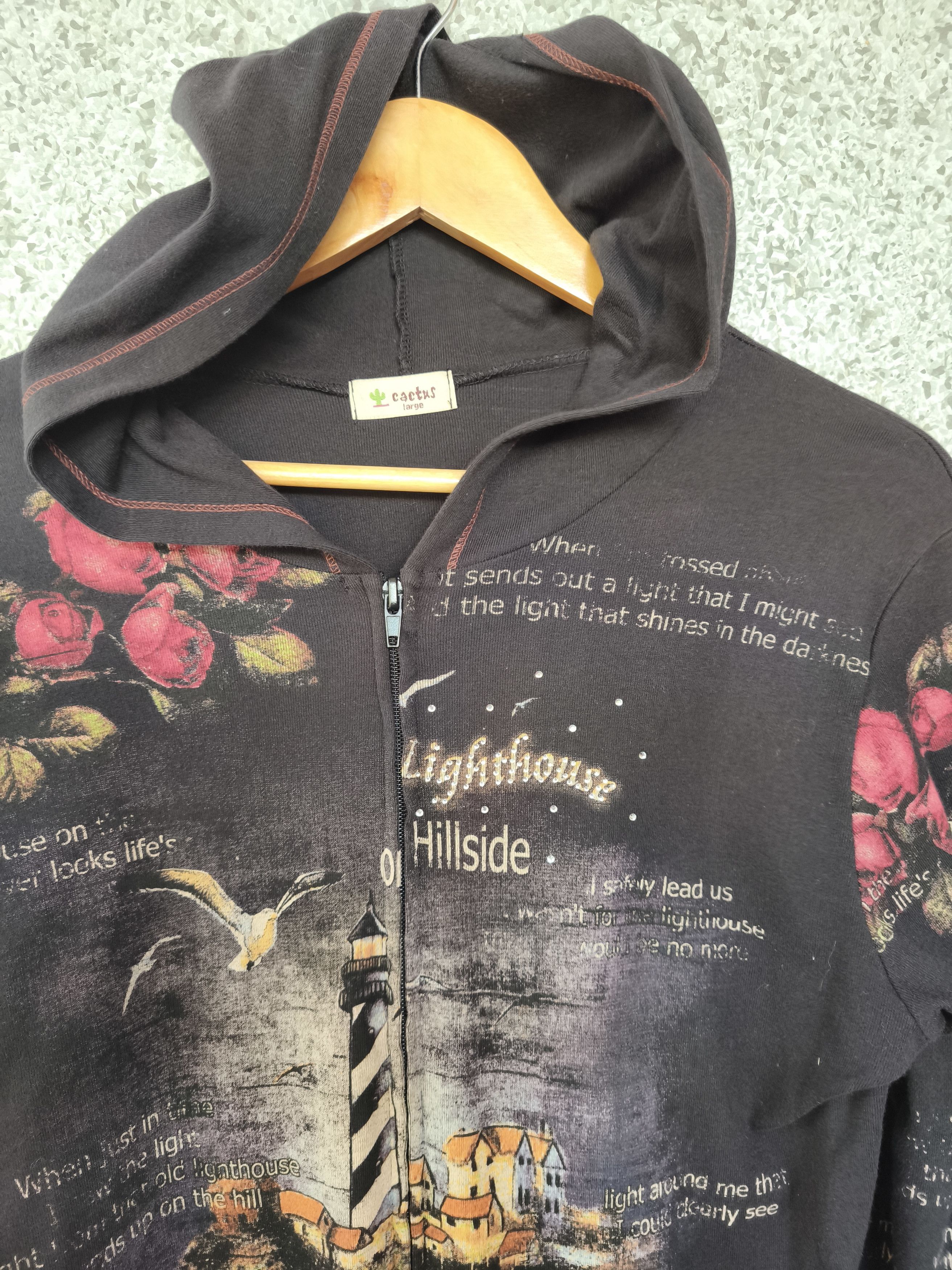 Cactus Store LA Cactus Hoodies Art Poem design Size US M / EU 48-50 / 2 - 4 Thumbnail