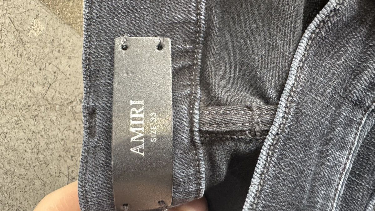 Amiri AMIRI CLUB MX1 JEANS DUSK BLACK Size US 33 - 7 Thumbnail
