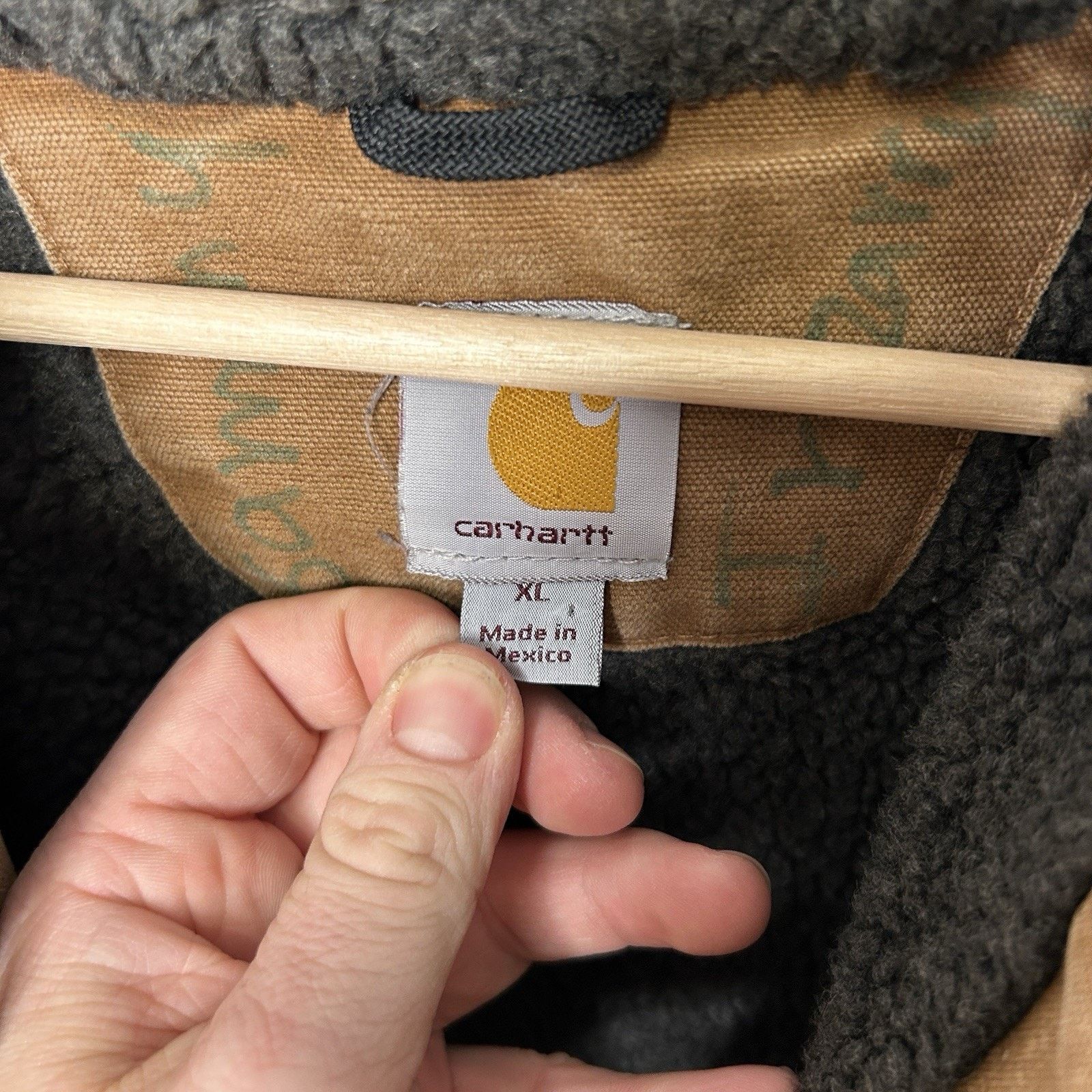 Carhartt Carhartt Sherpa-Lined Hooded Detroit Jacket “Brown” J141 Size US XL / EU 56 / 4 - 10 Thumbnail