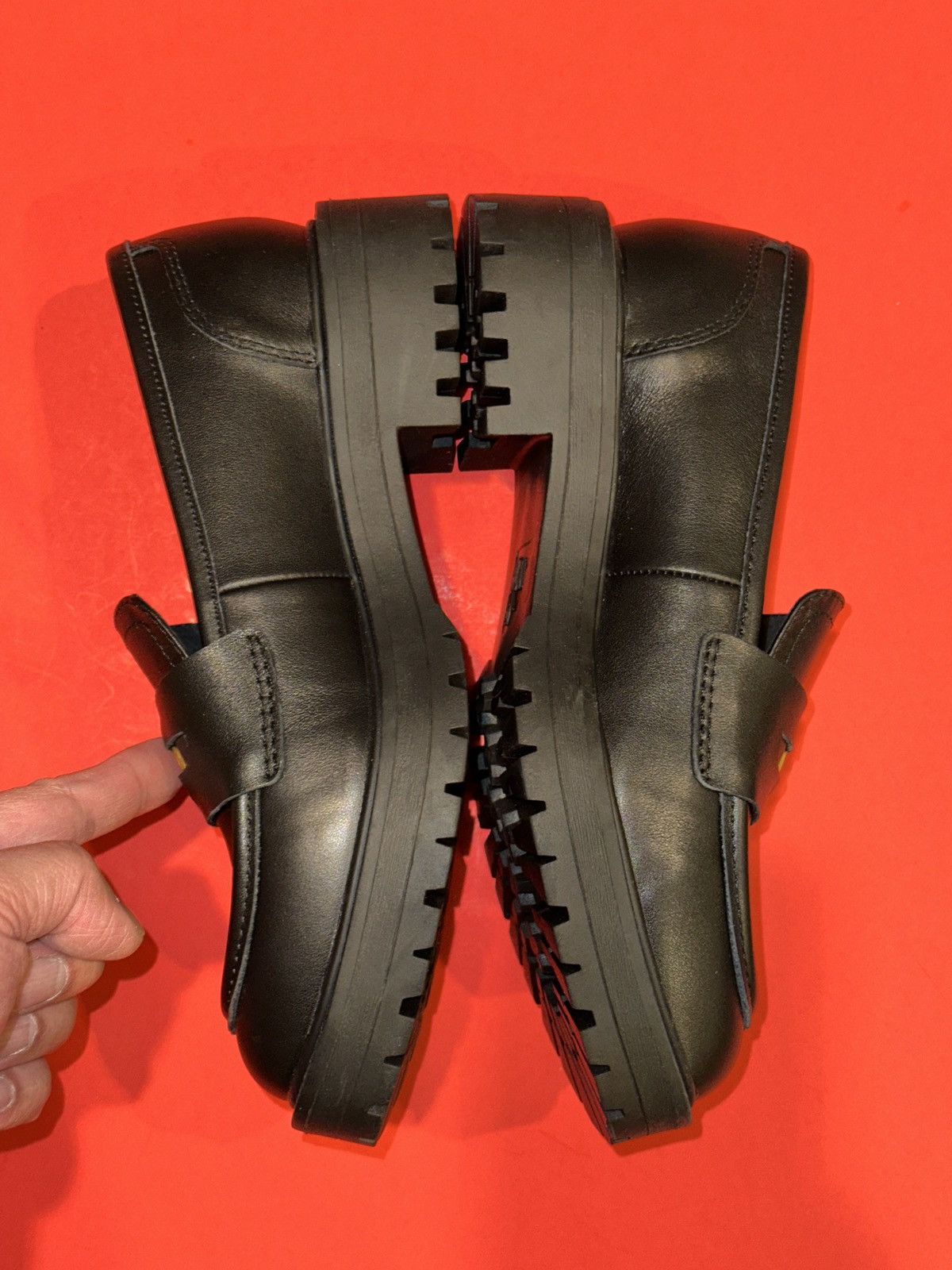 Other WYDR Sam Lucky Penny Leather Loafers Block Low Heel Slip On Size US 6.5 / IT 36.5 - 4 Thumbnail