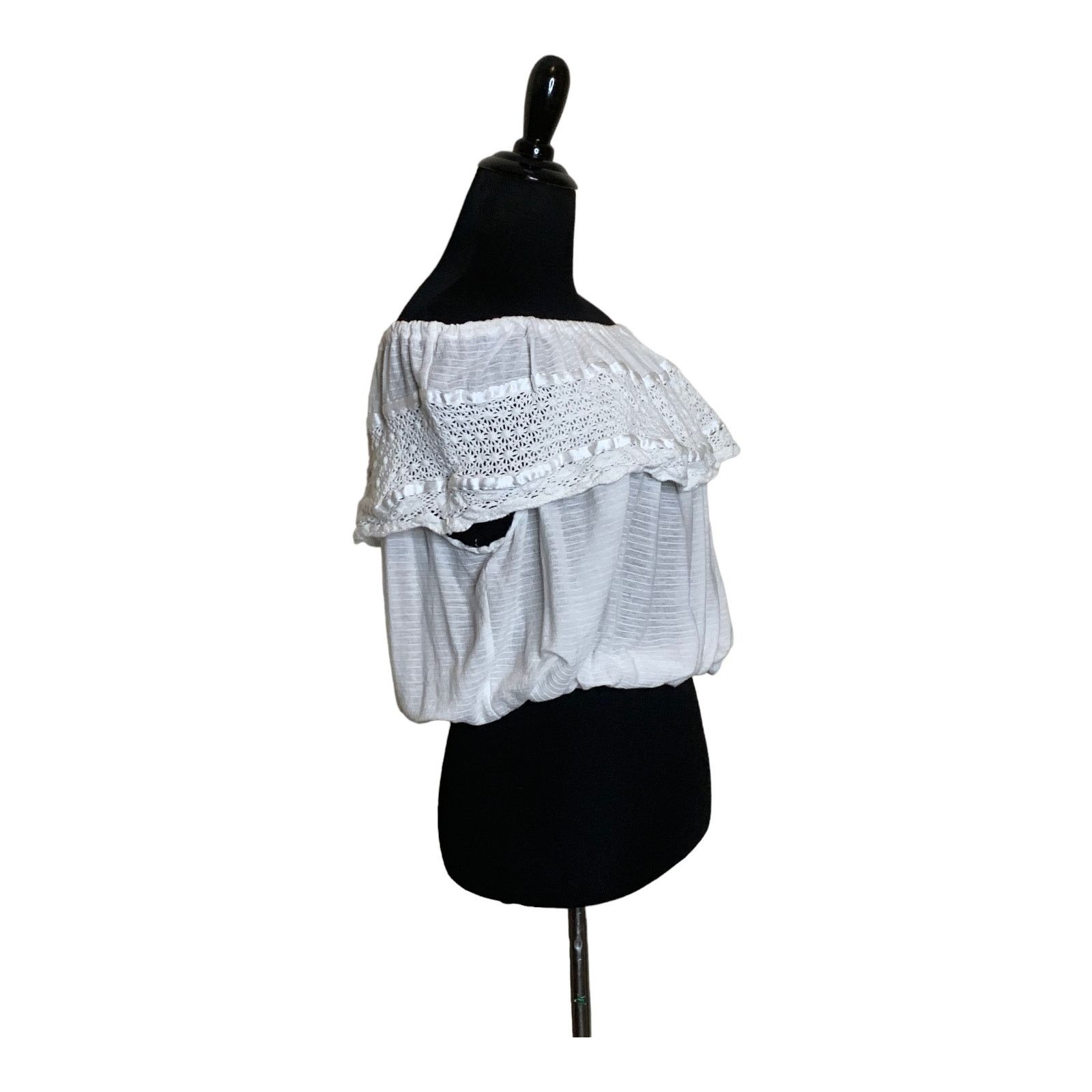 Free People Free People White Bohemian off the shoulder top XS Size XS / US 0-2 / IT 36-38 - 11 Thumbnail