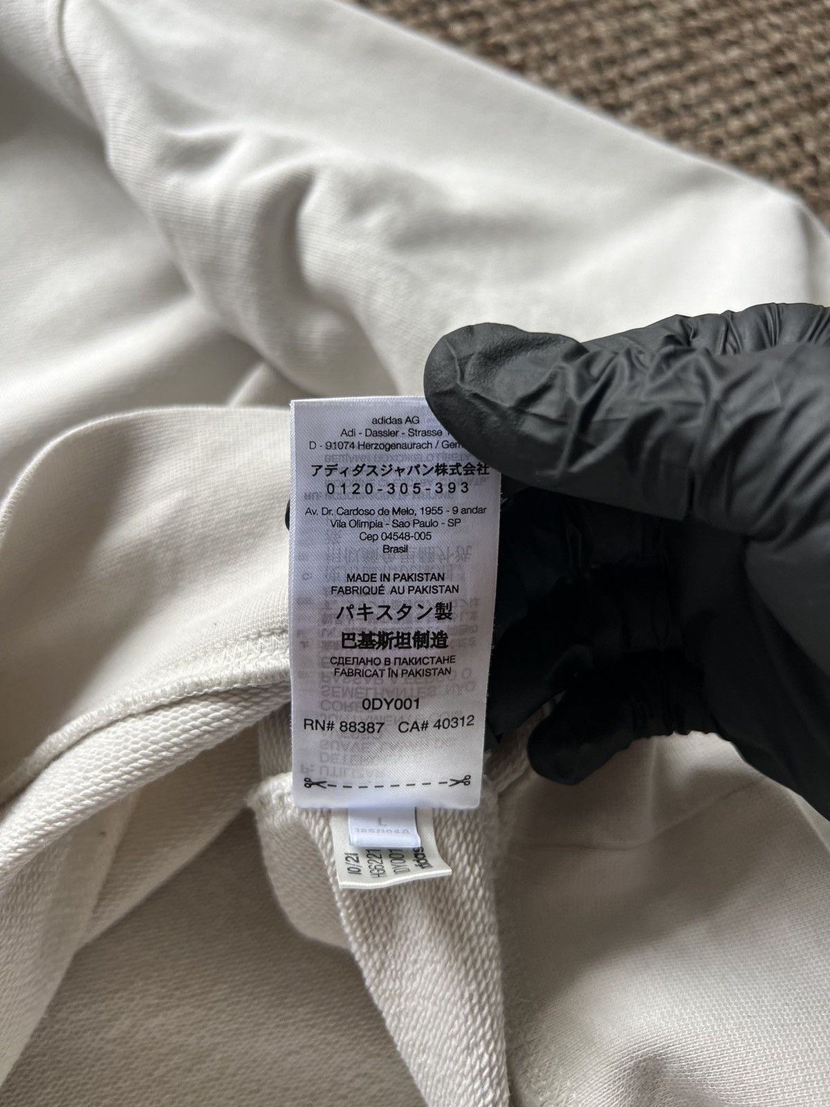Adidas × Y-3 × Yohji Yamamoto Adidas Y-3 Yohji Yamamoto Hoodie Grey Up Size US L / EU 52-54 / 3 - 10 Thumbnail