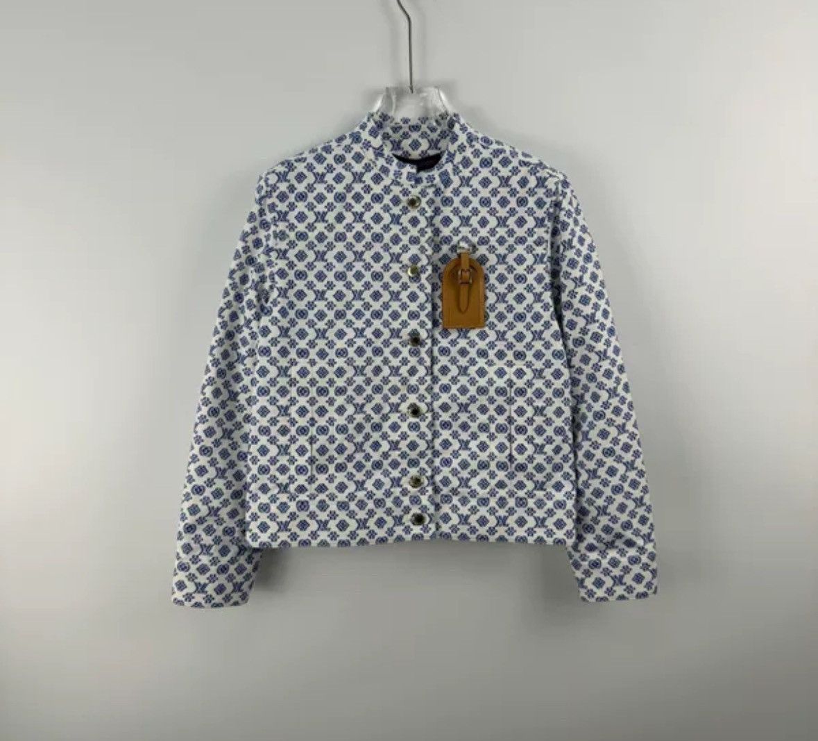Louis Vuitton Louis Vuitton 24 new blue classic logo leather jacket Size US S / EU 44-46 / 1 - 3 Thumbnail