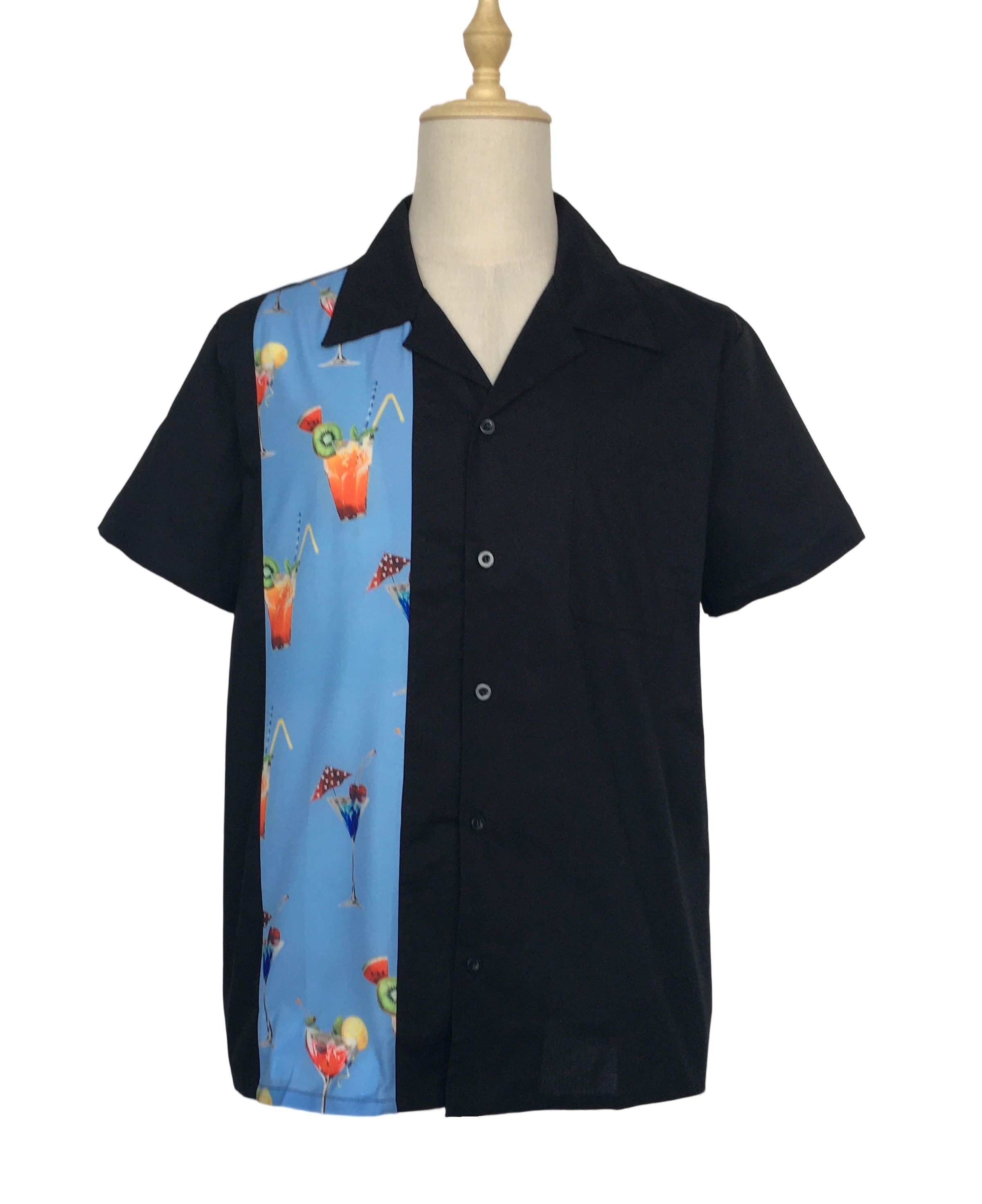 Other Men's Rockabilly Western shirt Cocktail Pattern Clothing Size US XL / EU 56 / 4 - 1 Thumbnail