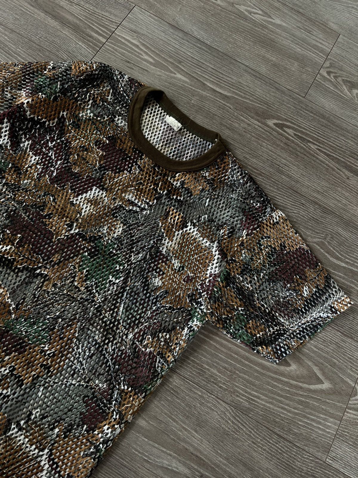Other Vintage Transparent Hunt Camo Trees Colourway Perforated Tee Size US M / EU 48-50 / 2 - 11 Thumbnail
