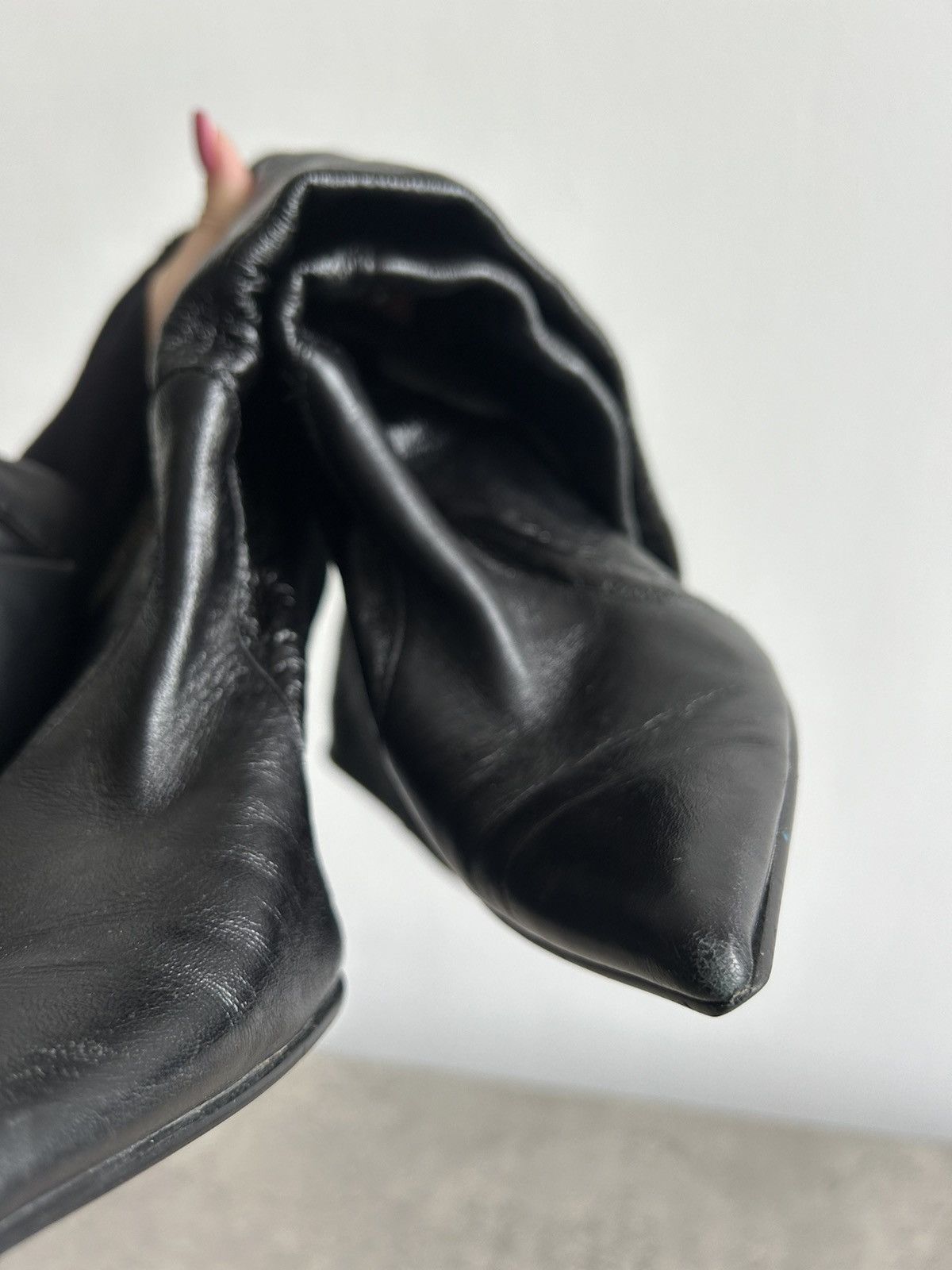 Miss Sixty Miss Sixty Vintage Y2K heels boots leather with applique Size US 7 / IT 37 - 15 Thumbnail