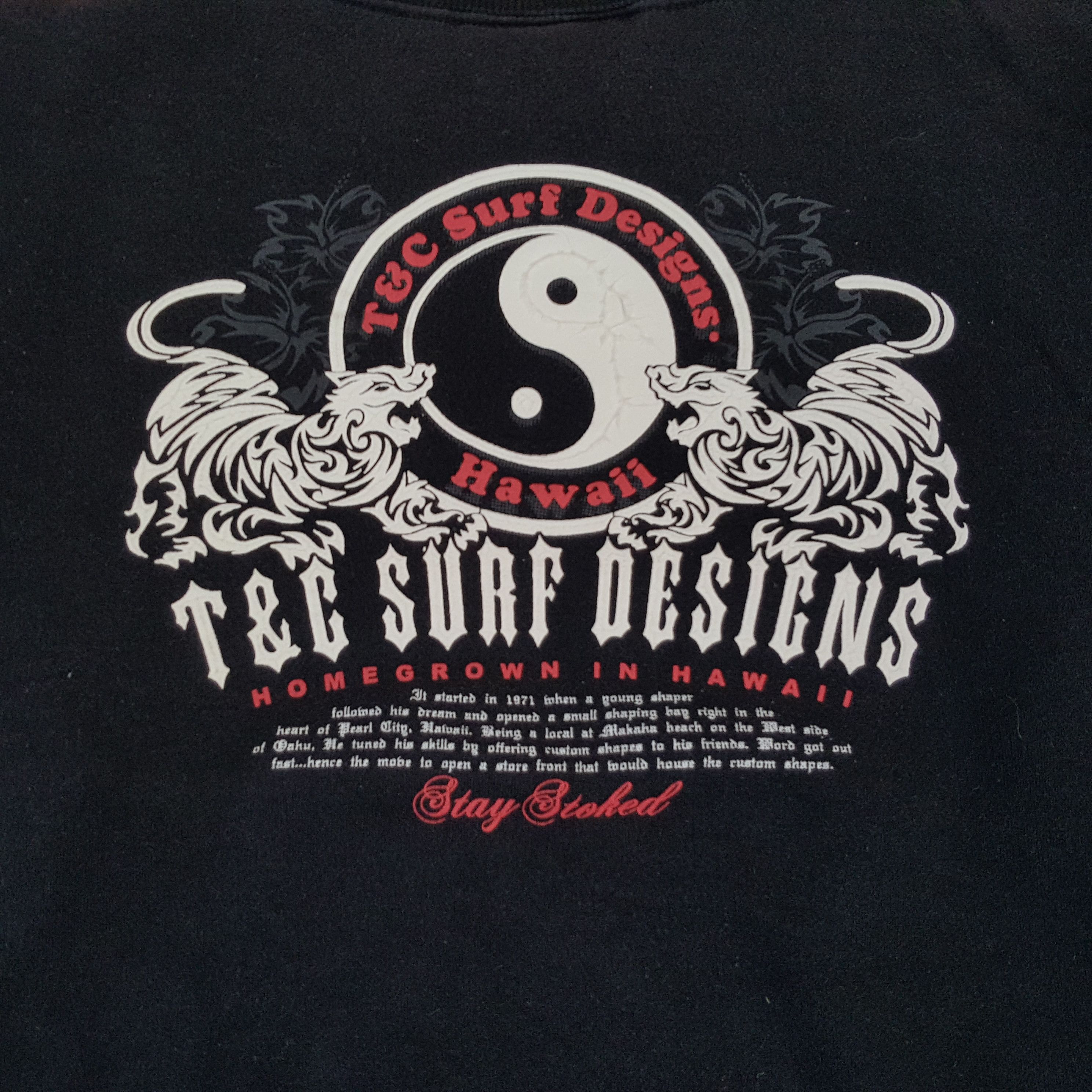 Vintage T&C Surf Design Streetwear Style Sweatshirt Size US M / EU 48-50 / 2 - 2 Thumbnail