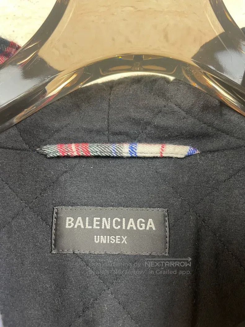 Balenciaga Balenciaga Ombre Plaid Flannel Cotton Jacket Size US M / EU 48-50 / 2 - 5 Thumbnail