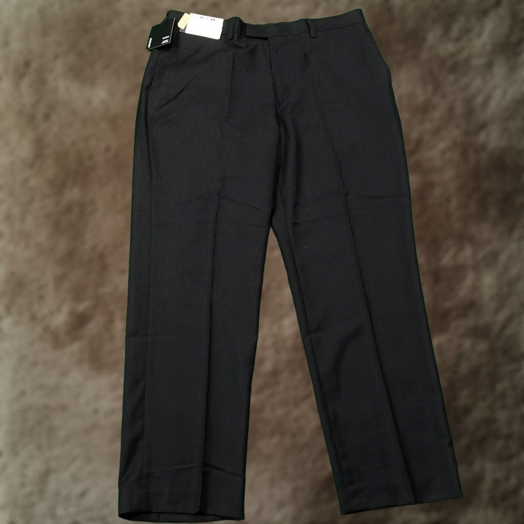 Murano Murano Pants Mens 36x29 Black Torino Dress Pants Flat Front Size US 36 / EU 52 - 1 Thumbnail