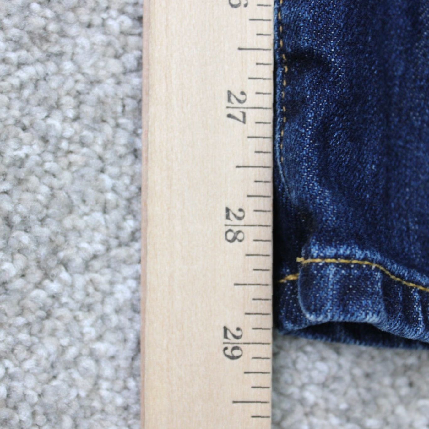 Denime AG Adriano Goldschmied Jeans Mens 41x29 Blue 5-Pocket Denim Straight Classic Vintage: No Size US 42 / EU 58 - 3 Thumbnail