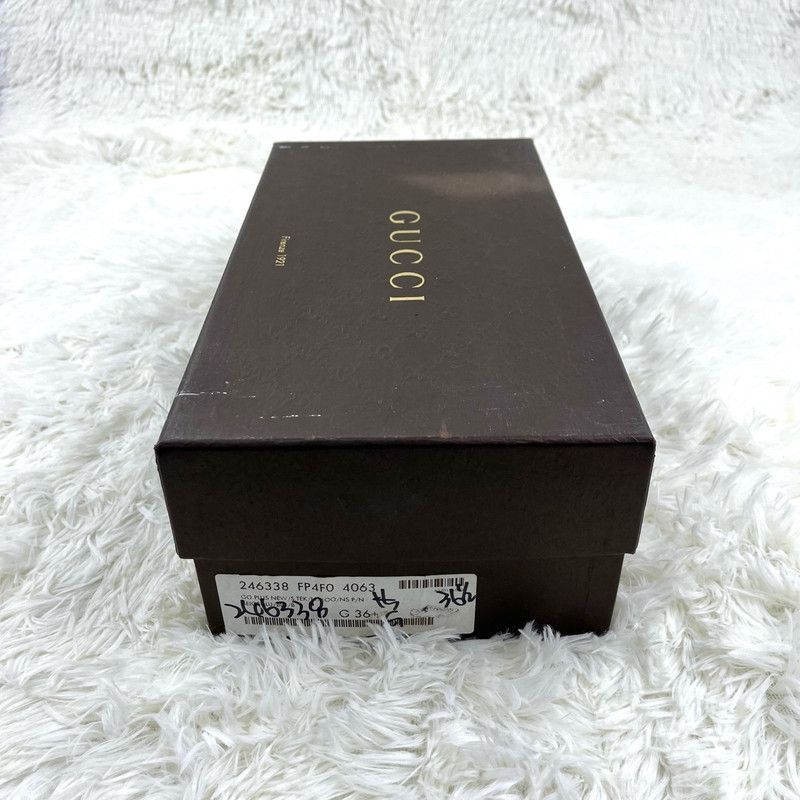 Gucci Gucci Blue Leather Casual Sneakers Size US 6.5 / EU 39-40 - 8 Thumbnail