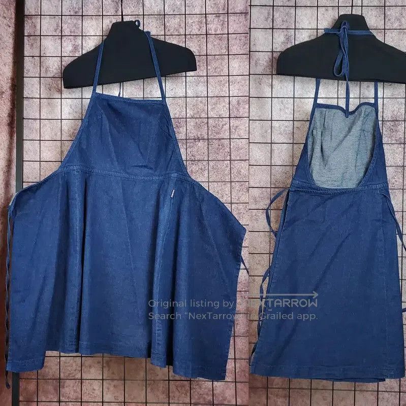 Burberry Burberry Irregular Hem Blue Cotton Dress. Size S / US 4 / IT 40 - 5 Thumbnail