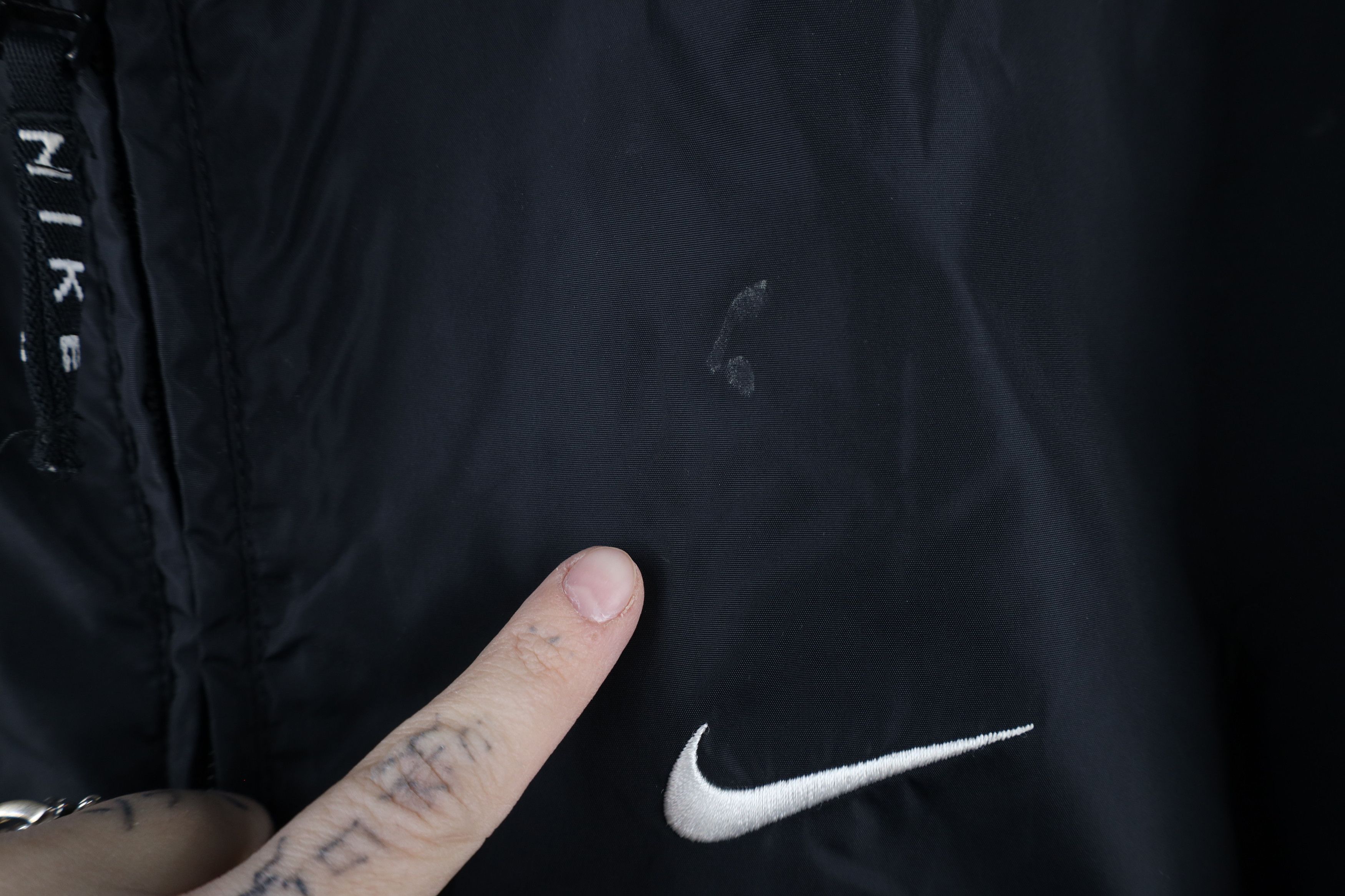 Nike × Vintage Vintage Nike Scott Mini Swoosh Full Zip Windbreaker Jacket Size US S / EU 44-46 / 1 - 5 Thumbnail