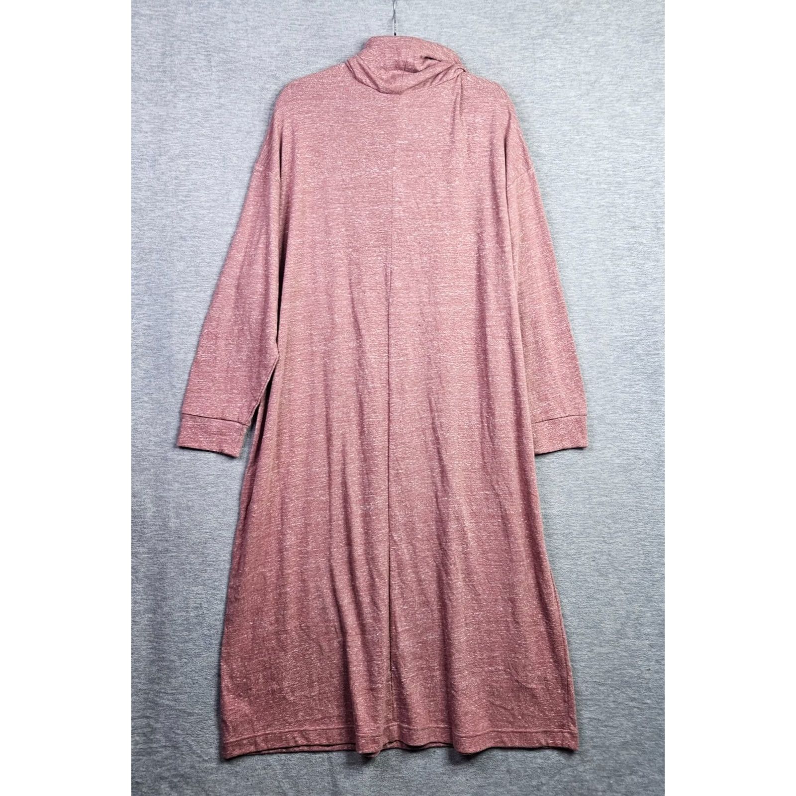 Old Navy Old Navy Quartzit Women's Long-Sleeve Turtleneck Midi Shift Dress XXL Pink Size XXL / US 16-18 / IT 52-54 - 3 Thumbnail