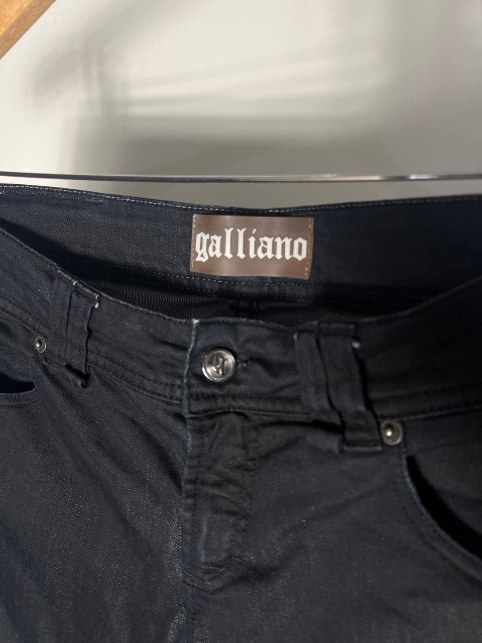 John Galliano VINTAGE JOHN GALLIANO DENIM ITALIAN DESIGNER JEANS SKINNY Size 30" / US 8 / IT 44 - 8 Thumbnail